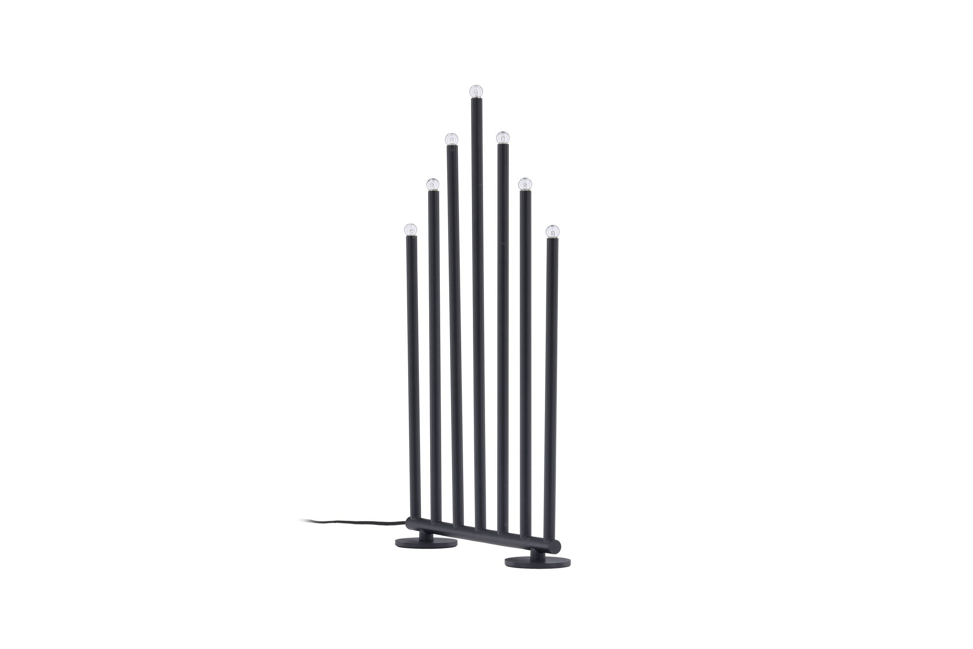 Venture Home Björnfjället Candlestick 50cm  - Matt Black Dimmer /