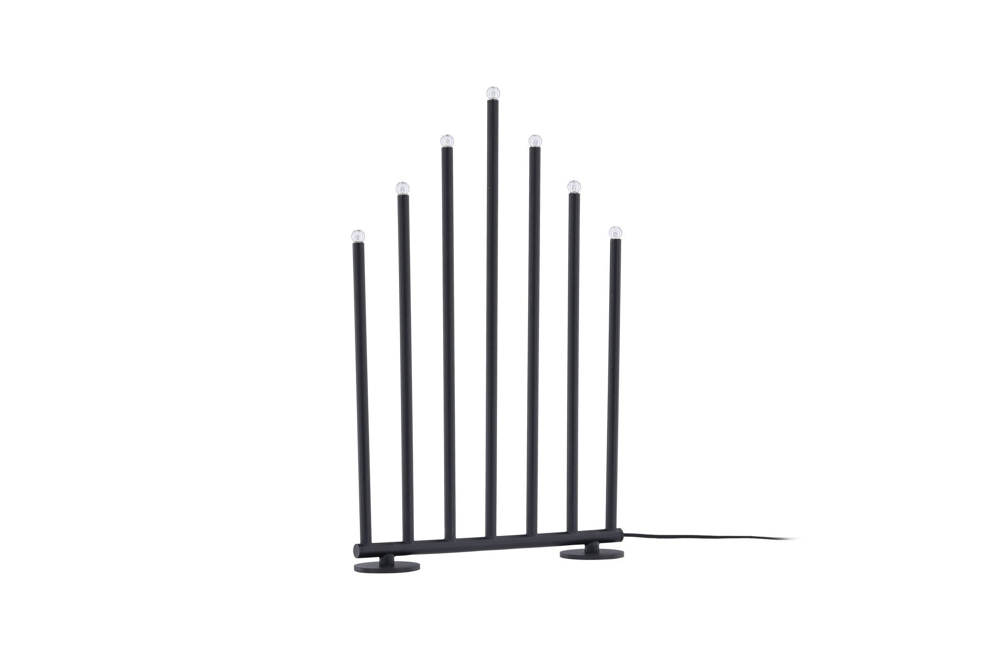 Venture Home Björnfjället Candlestick 50cm  - Matt Black Dimmer /