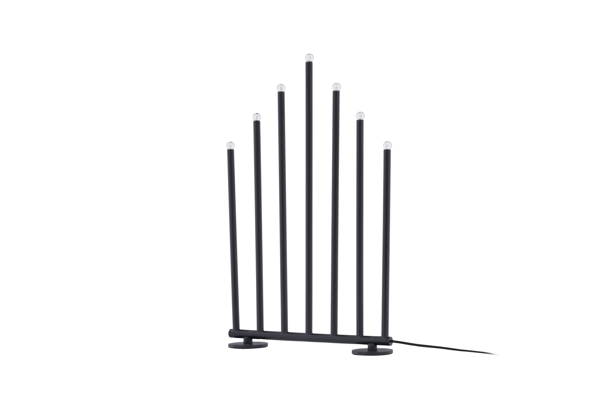 Venture Home Björnfjället Candlestick 50cm  - Matt Black Dimmer /