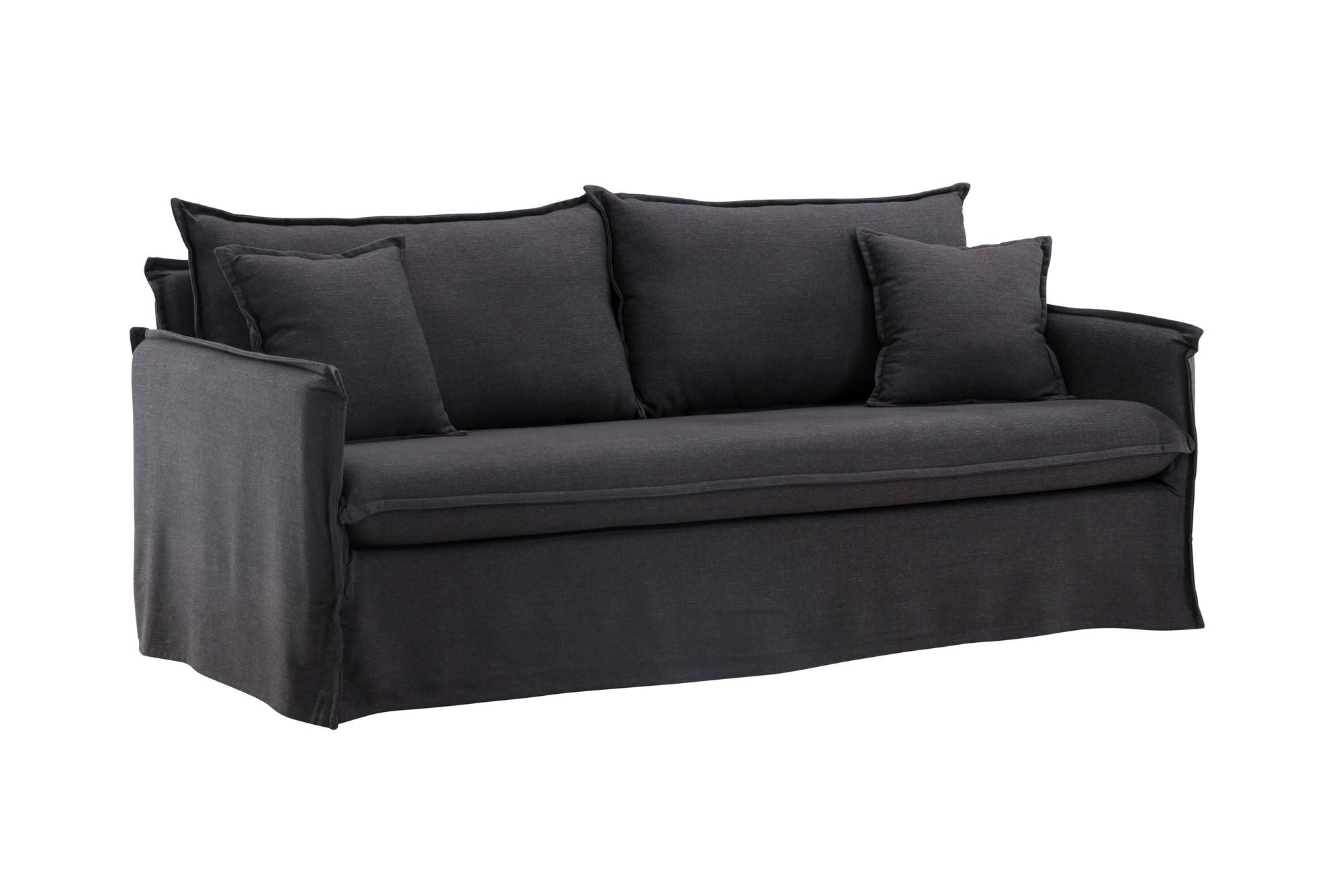 Venture Home Nova Sofa Wood/ Black Fabric