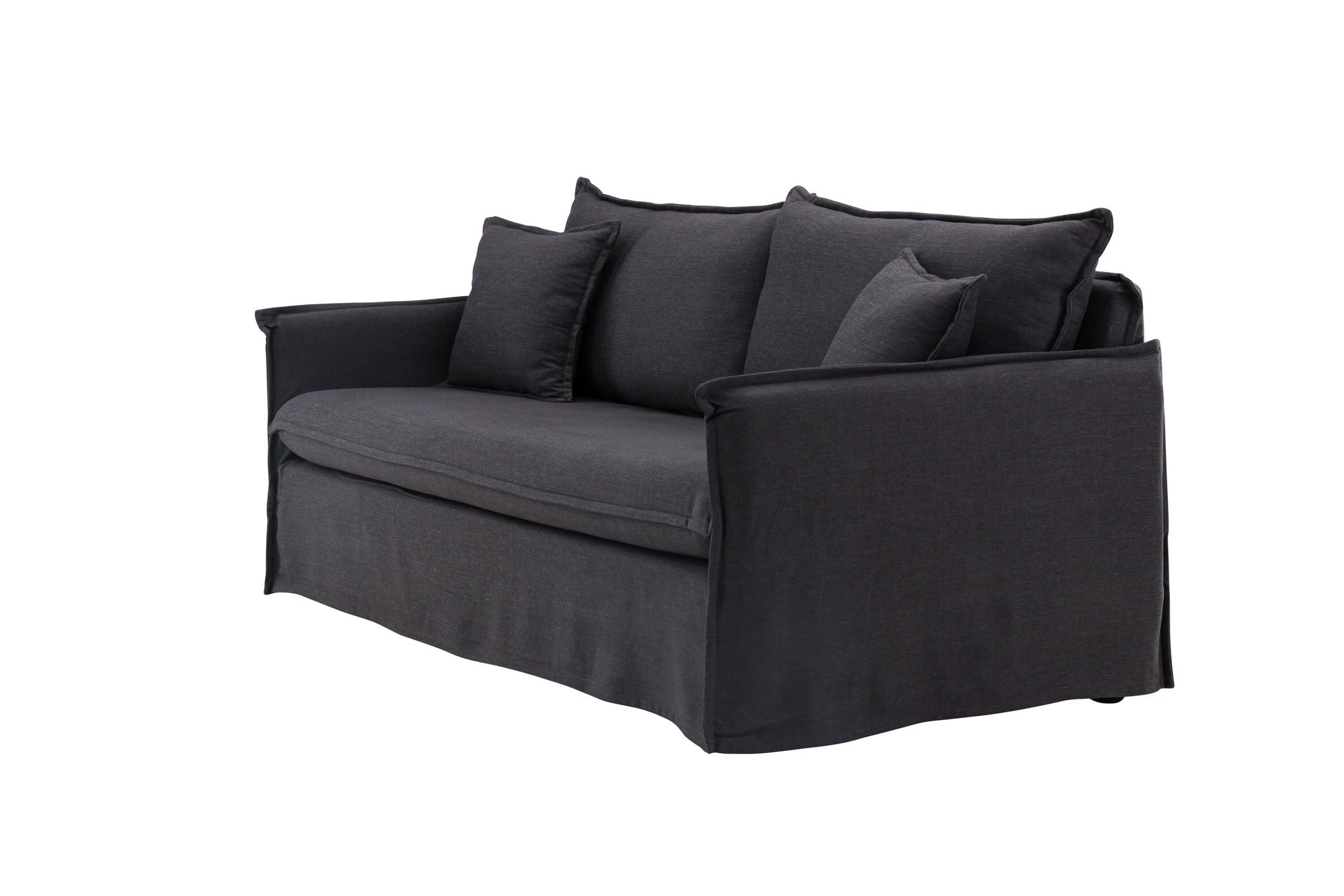 Venture Home Nova Sofa Wood/ Black Fabric