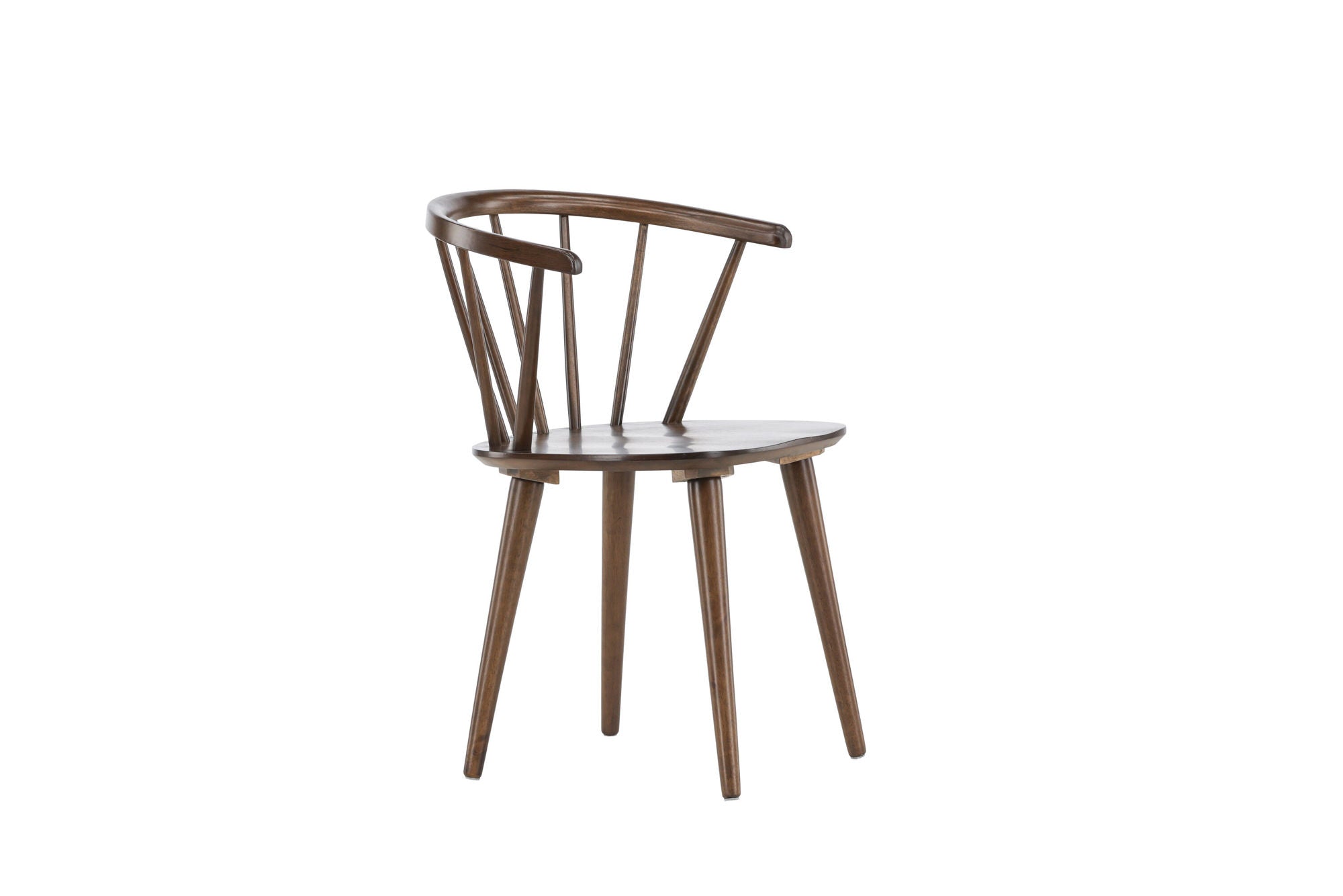 Venture Home Bobby Spisebordsstol 2-pack - Mocca / Solid Rubber Wood