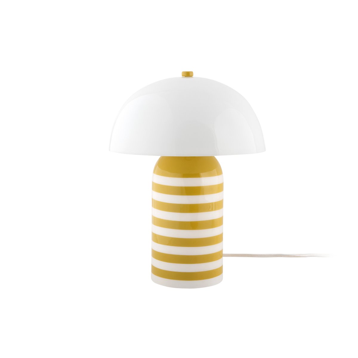 Retro stribet bordlampe
