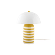 Retro stribet bordlampe