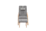Venture Home Fårö Lounge stol - Oak Veneer / Light Grey