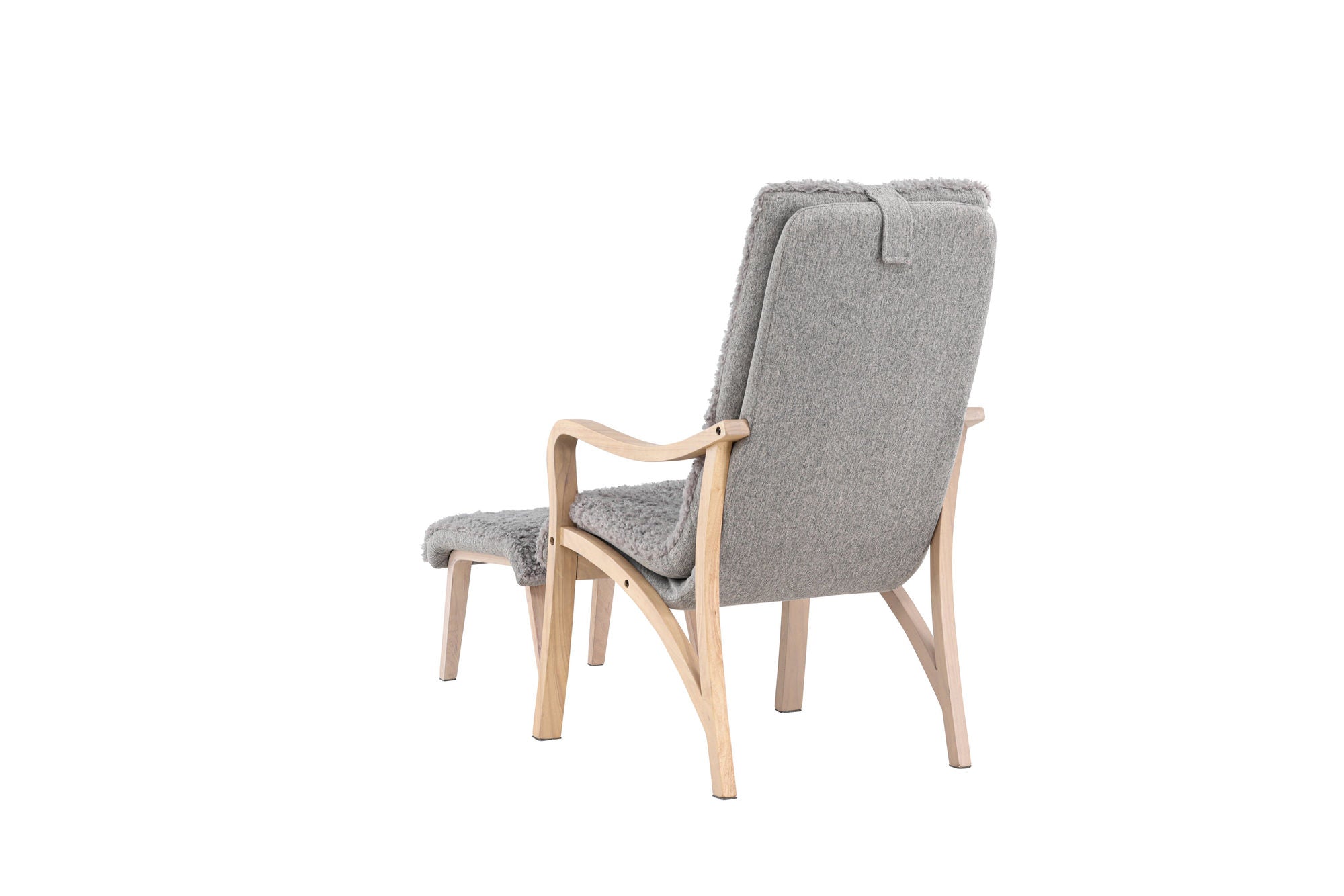 Venture Home Fårö Lounge stol - Oak Veneer / Light Grey