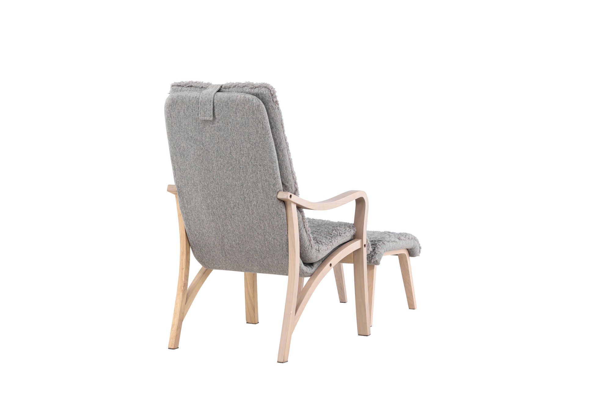 Venture Home Fårö Lounge stol - Oak Veneer / Light Grey