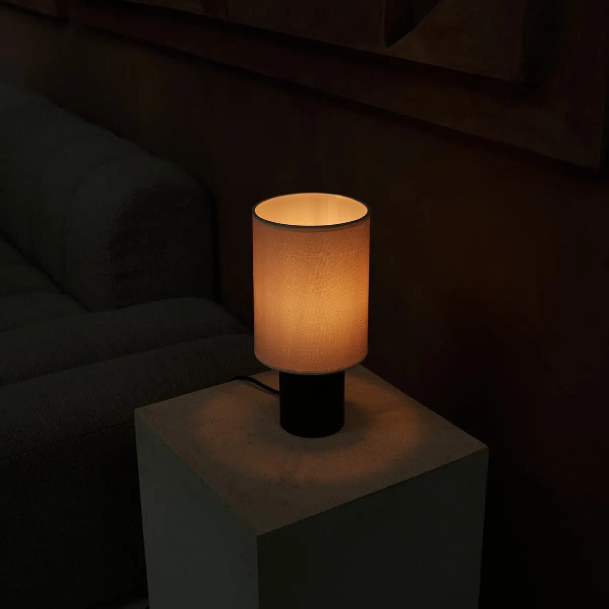 Kiko sort bordlampe