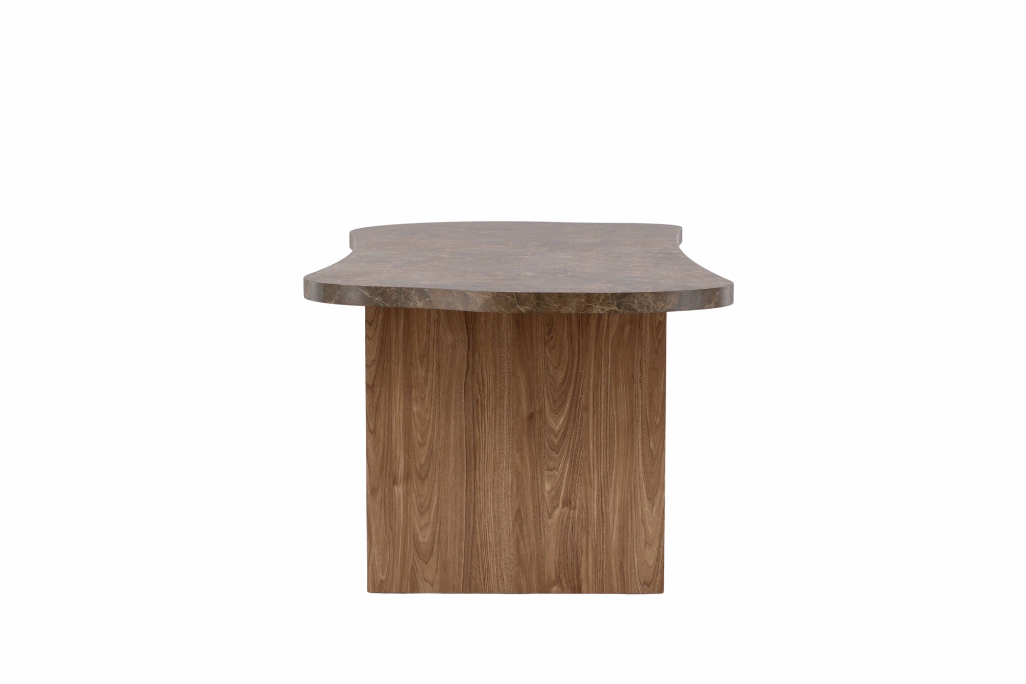 Vind Eleonora spisebord 100x230 cm - Brown / Marblelook