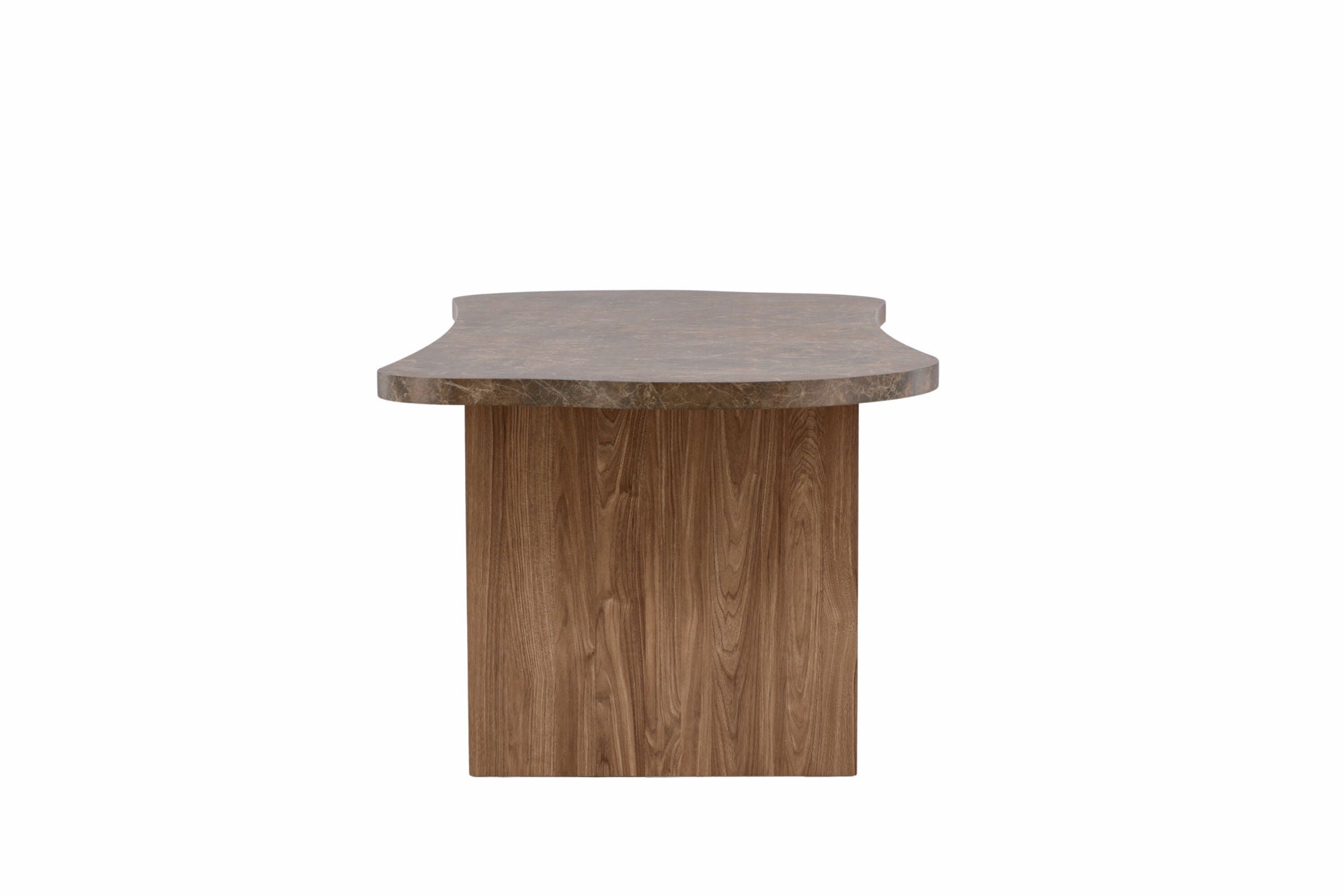 Vind Eleonora spisebord 100x230 cm - Brown / Marblelook