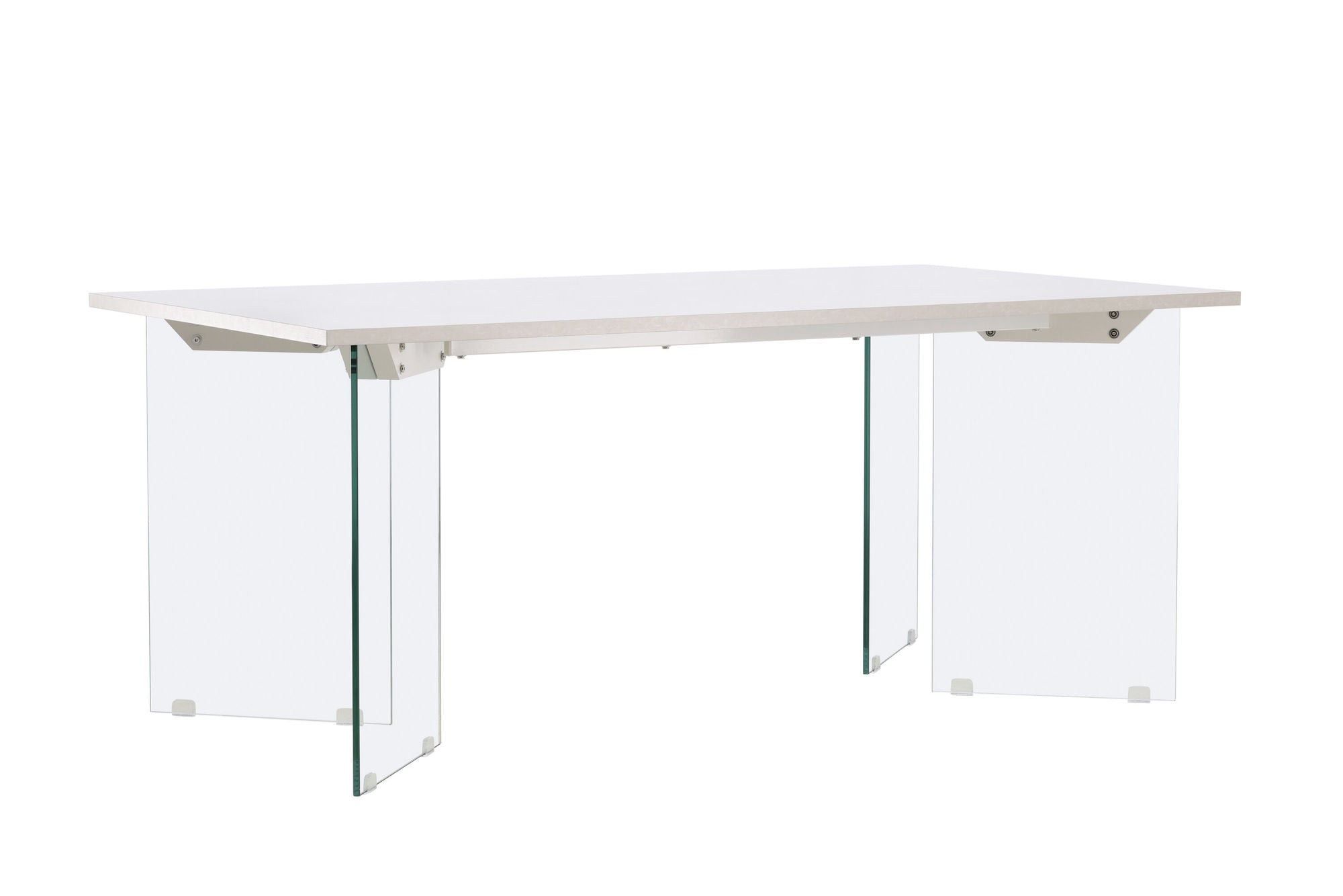 Venture Home Ester spisebord 100x180 cm - Glass / Concretelook