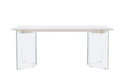 Venture Home Ester spisebord 100x180 cm - Glass / Concretelook