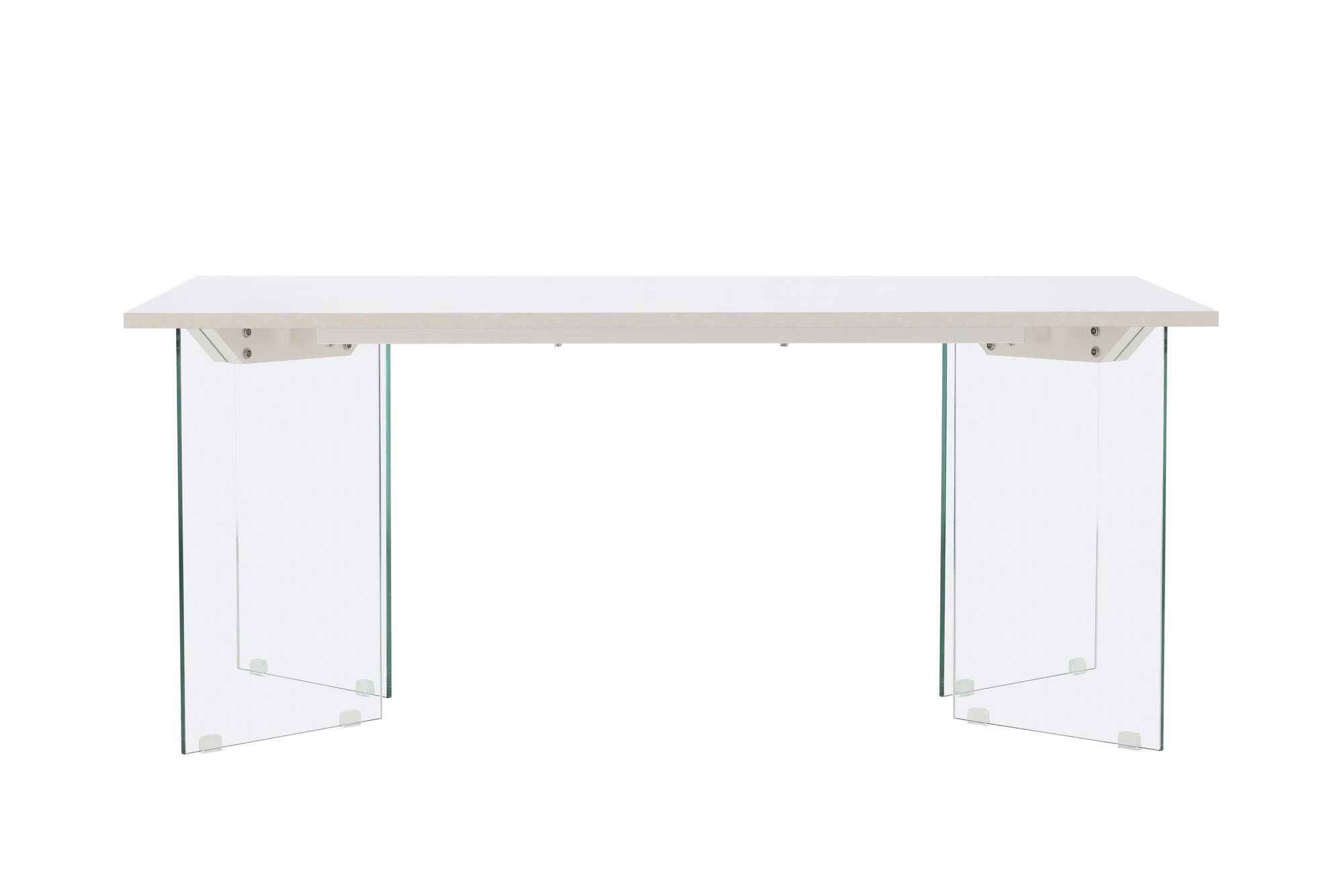 Venture Home Ester spisebord 100x180 cm - Glass / Concretelook