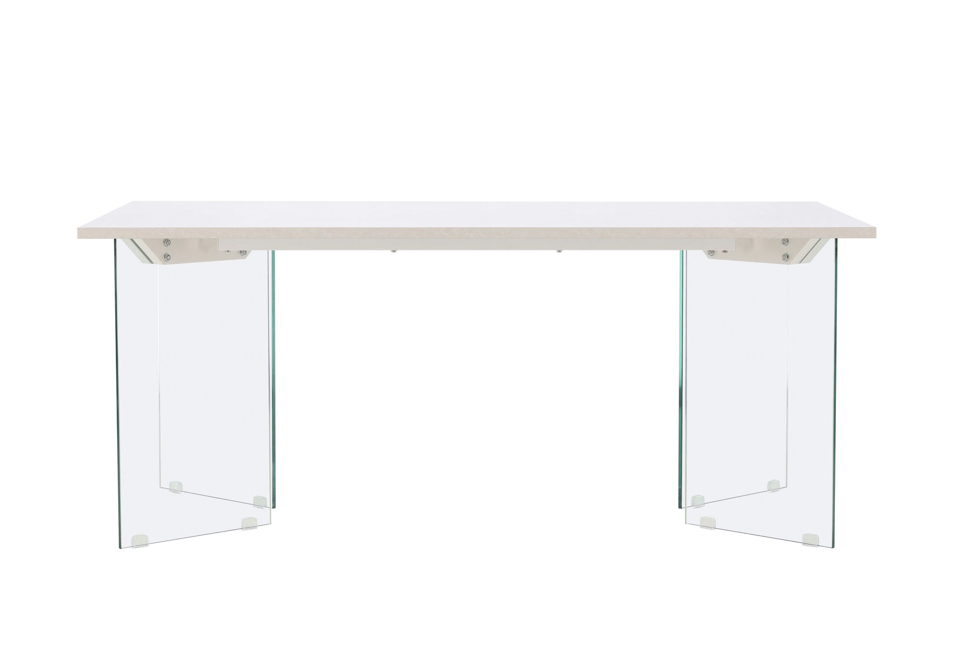 Venture Home Ester spisebord 100x180 cm - Glass / Concretelook