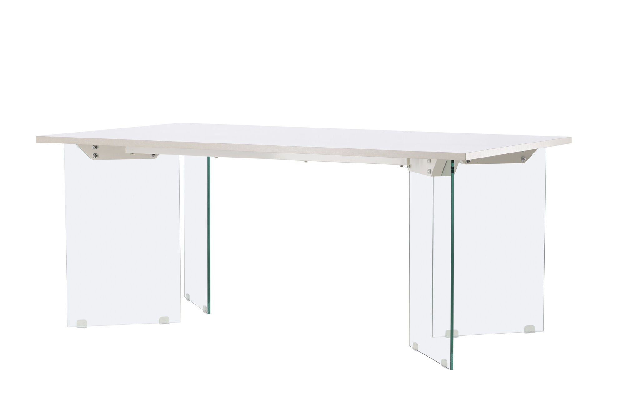 Venture Home Ester spisebord 100x180 cm - Glass / Concretelook
