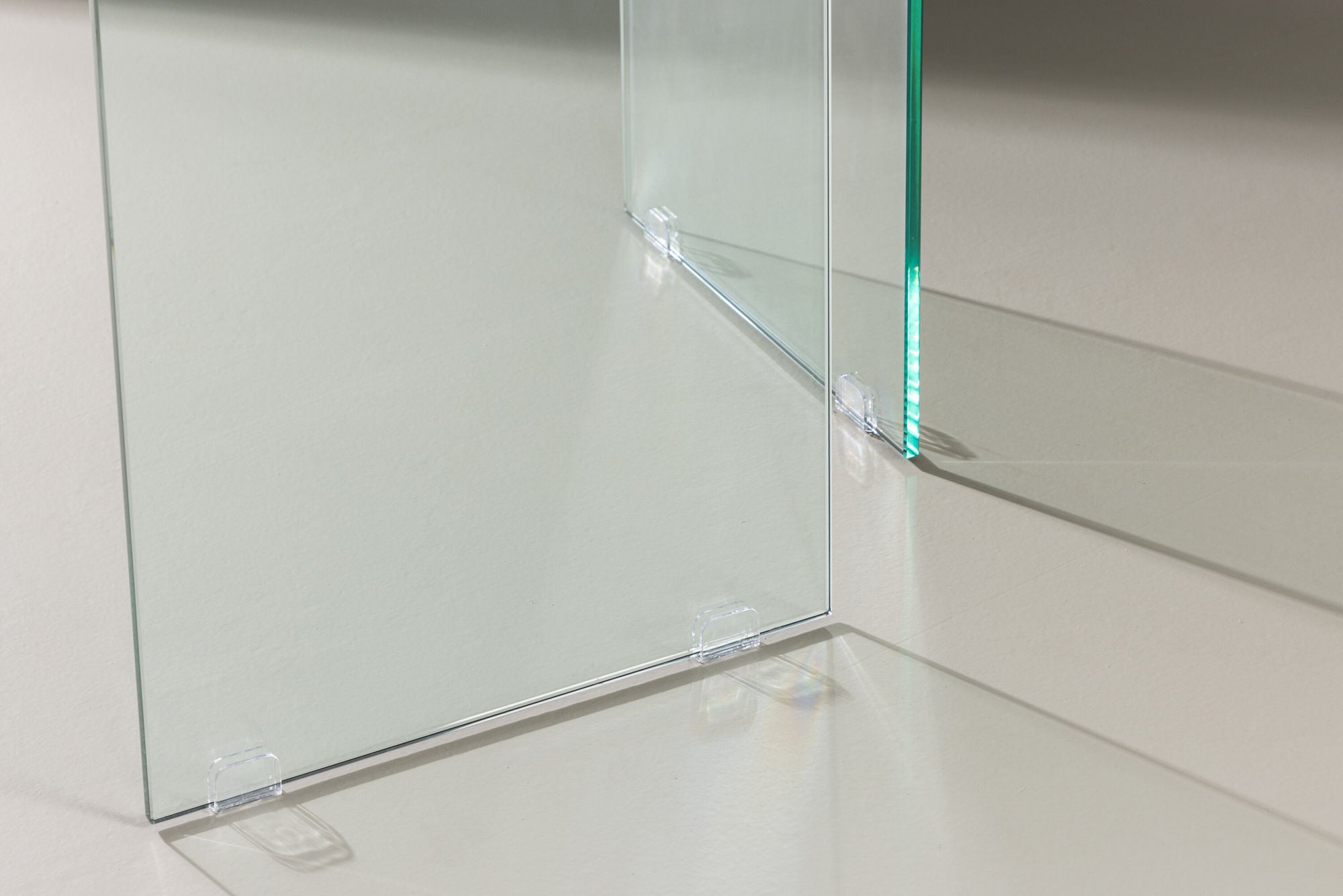 Venture Home Ester spisebord 100x180 cm - Glass / Concretelook