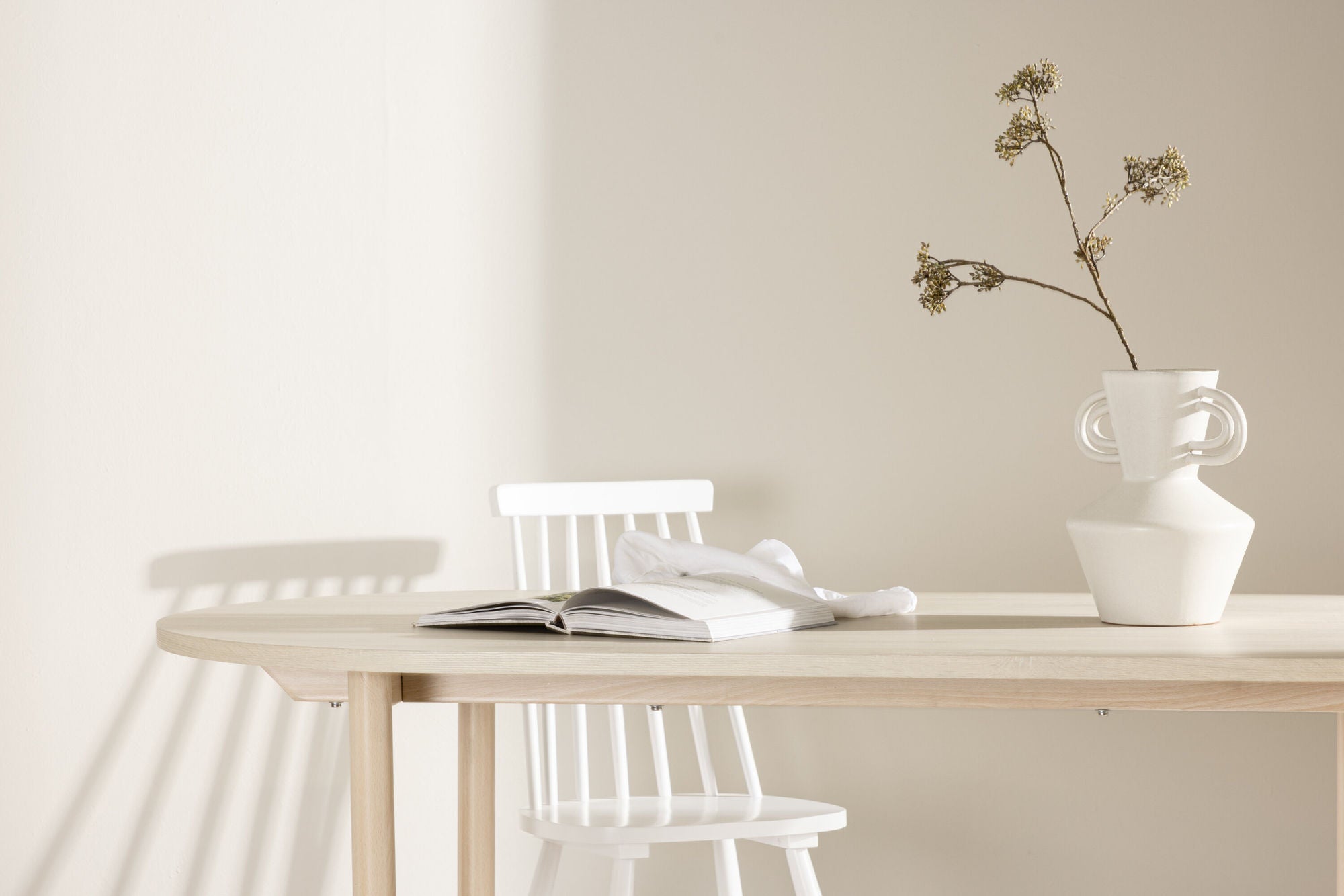 Venture Home Andy spisebord 90x180 cm - / Whitewash