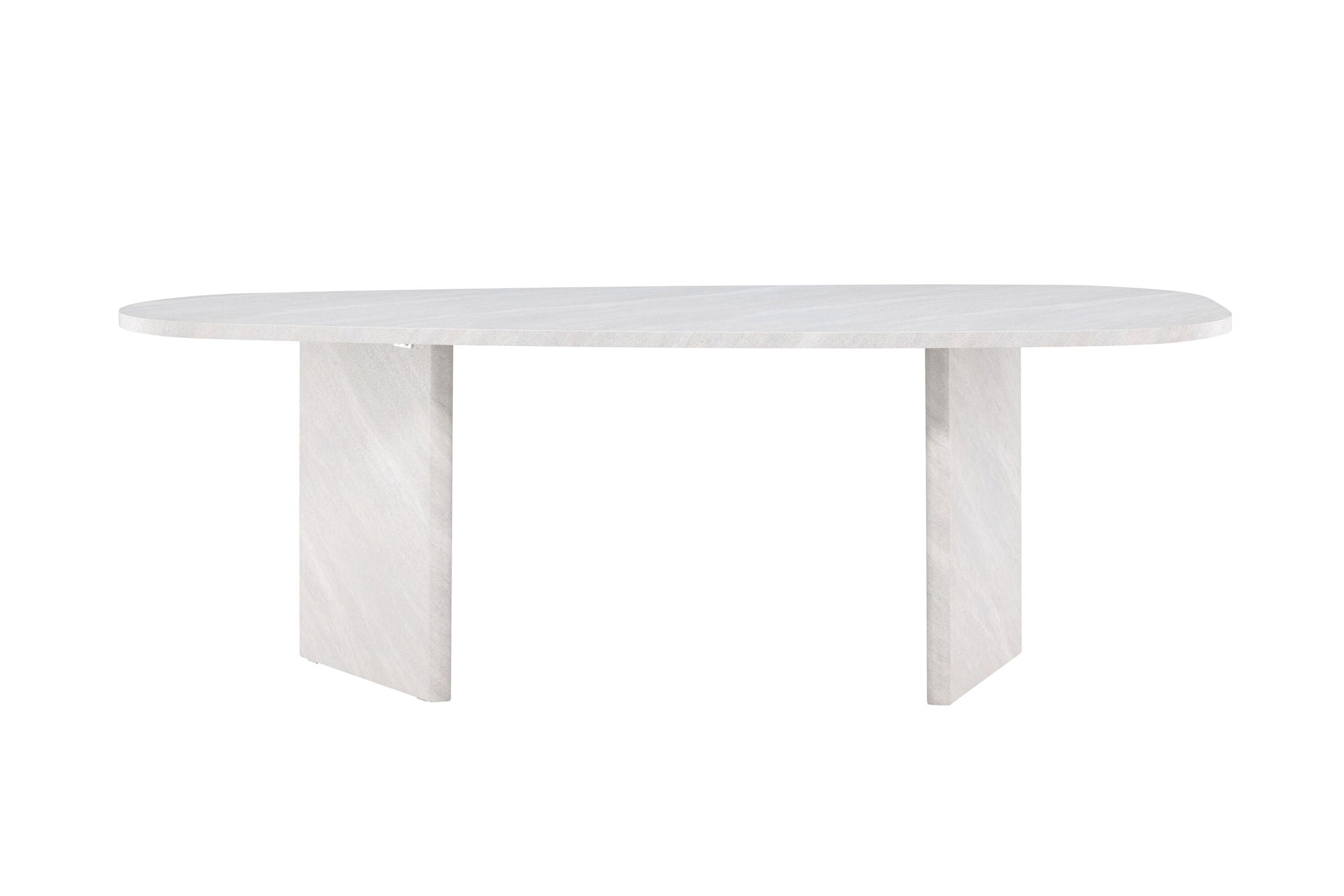 Venture Home Grönvik spisebord 220x100 cm - White Conrecete Look /
