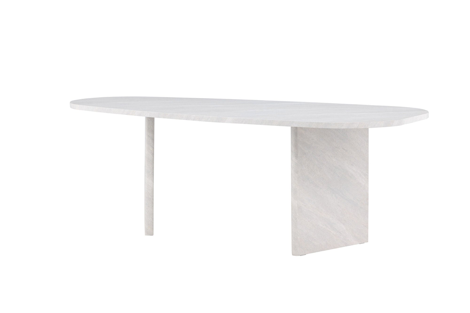Venture Home Grönvik spisebord 220x100 cm - White Conrecete Look /