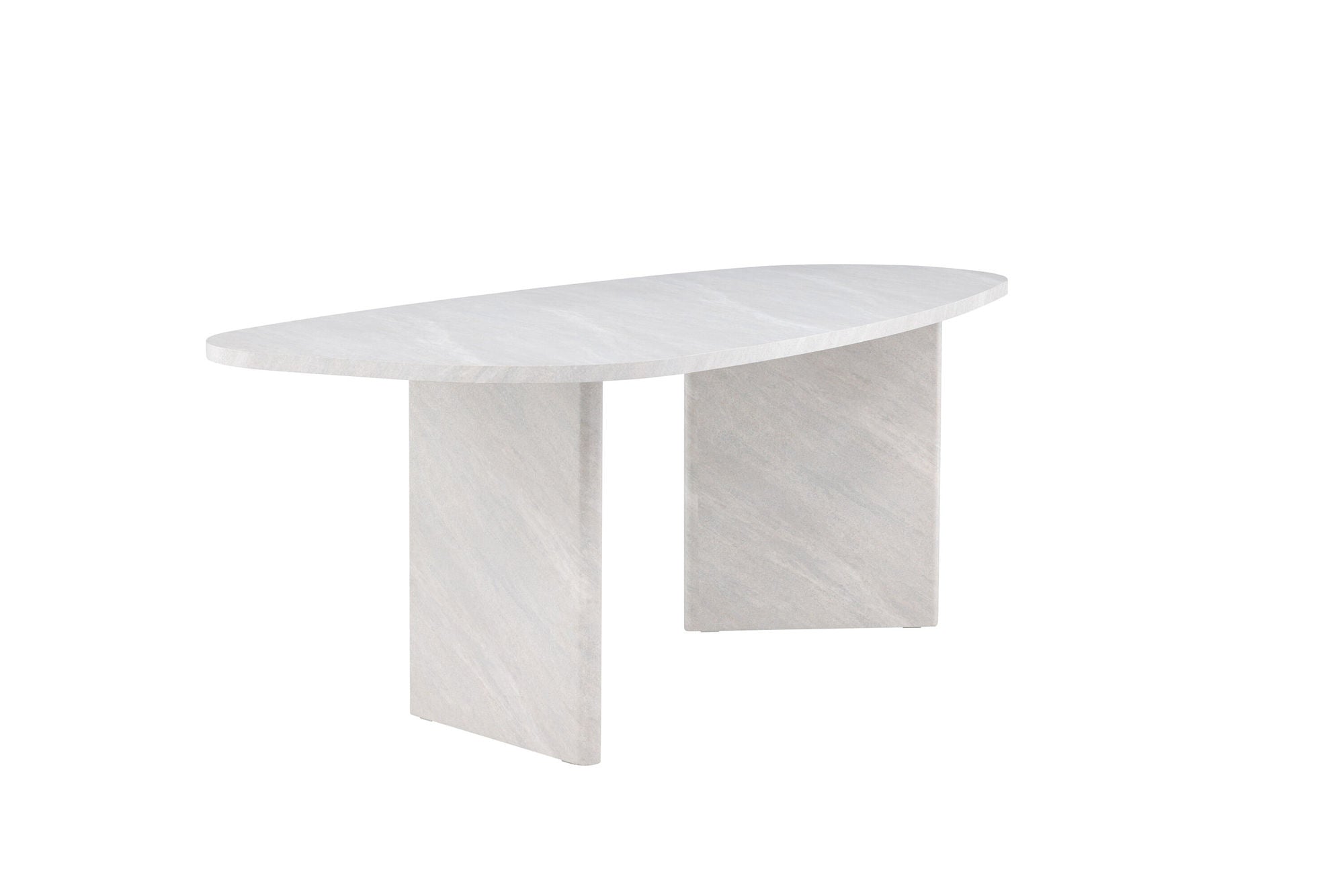 Venture Home Grönvik spisebord 220x100 cm - White Conrecete Look /