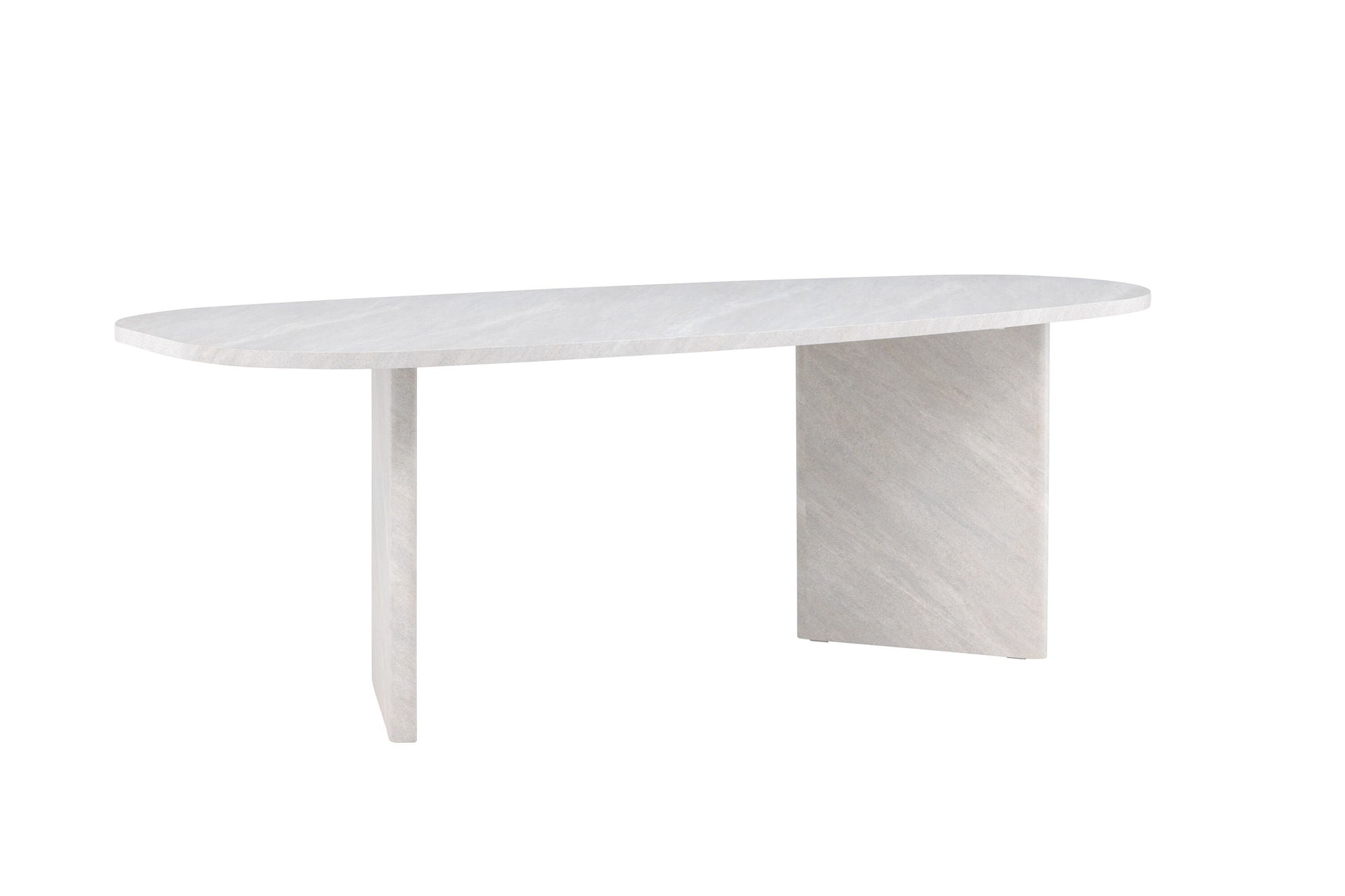 Venture Home Grönvik spisebord 220x100 cm - White Conrecete Look /