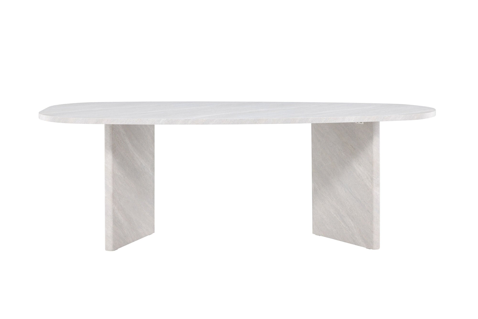 Venture Home Grönvik spisebord 220x100 cm - White Conrecete Look /