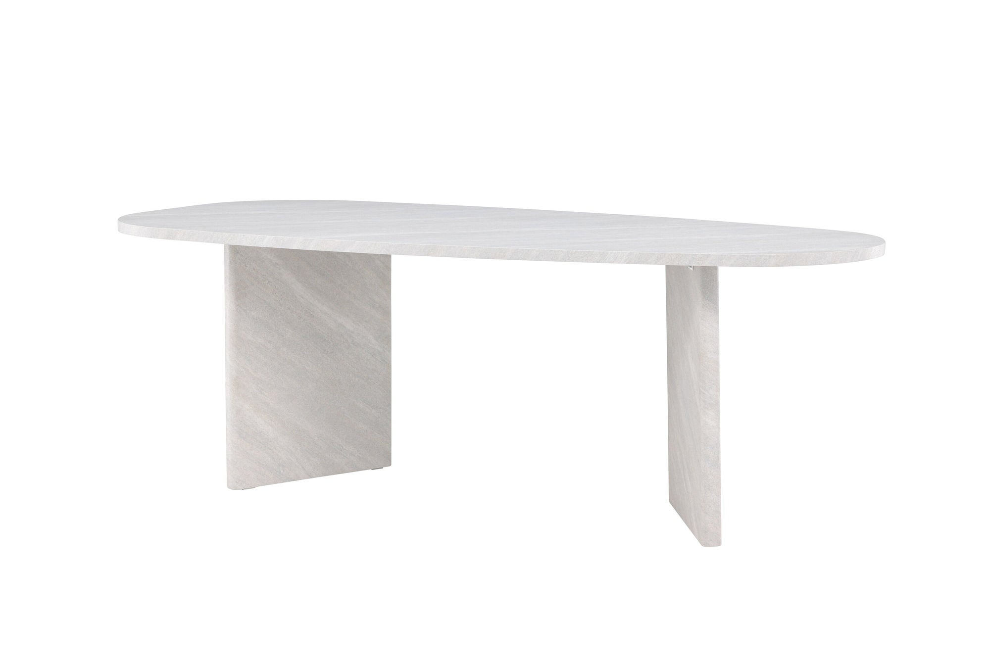 Venture Home Grönvik spisebord 220x100 cm - White Conrecete Look /