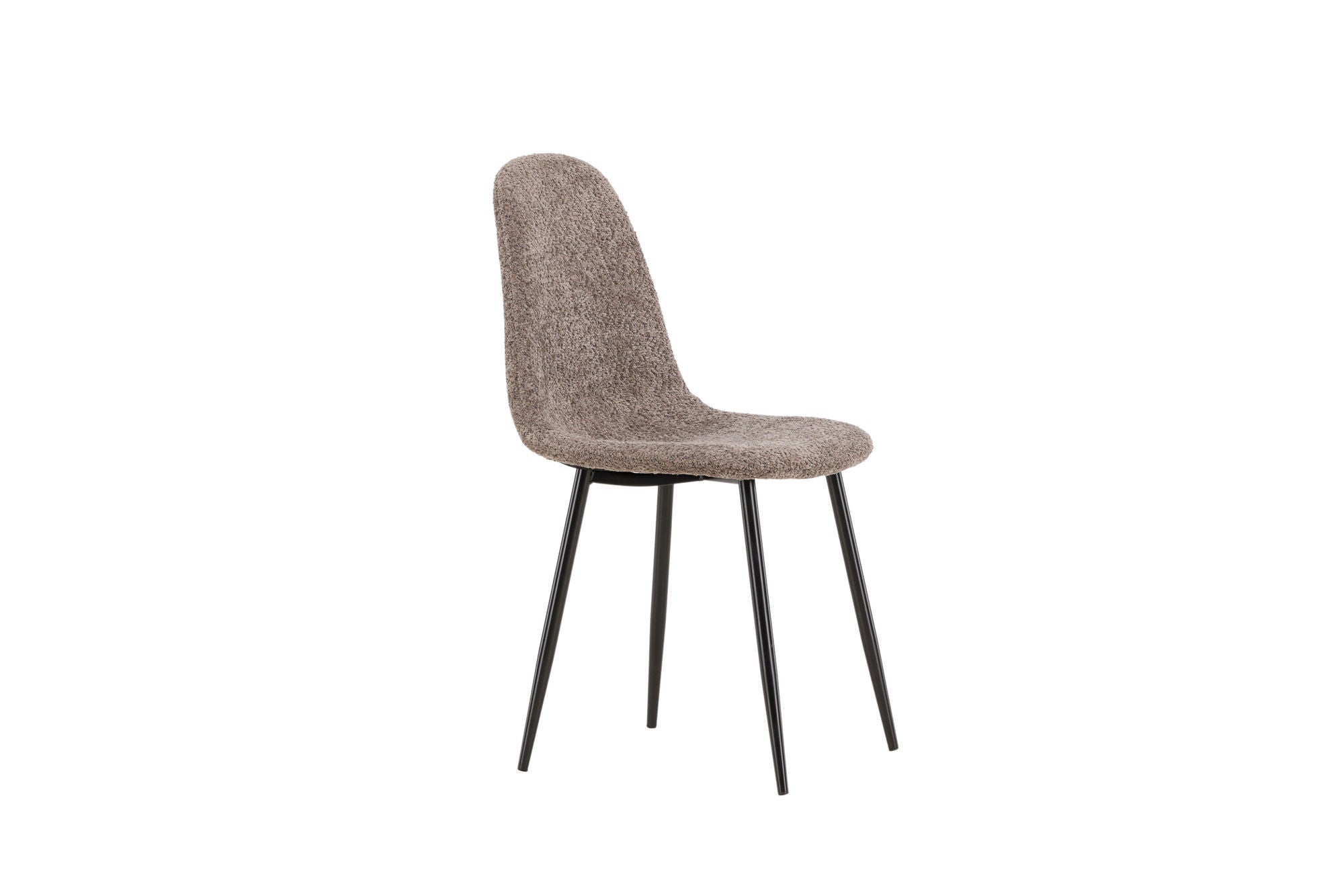 Venture Home Polar Spisebordsstol 2-pack - Black / Grey boucle