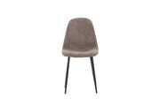 Venture Home Polar Spisebordsstol 2-pack - Black / Grey boucle