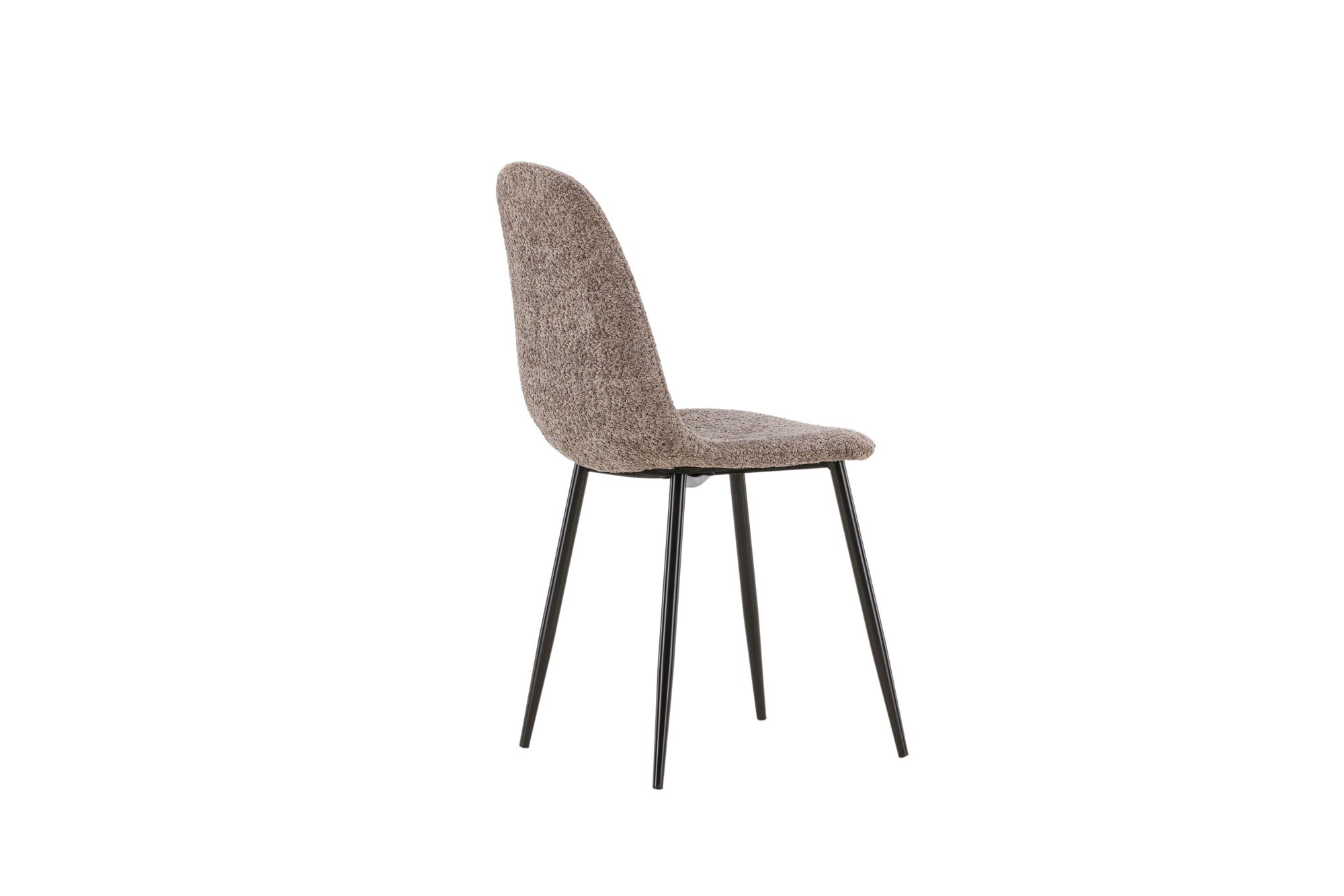 Venture Home Polar Spisebordsstol 2-pack - Black / Grey boucle