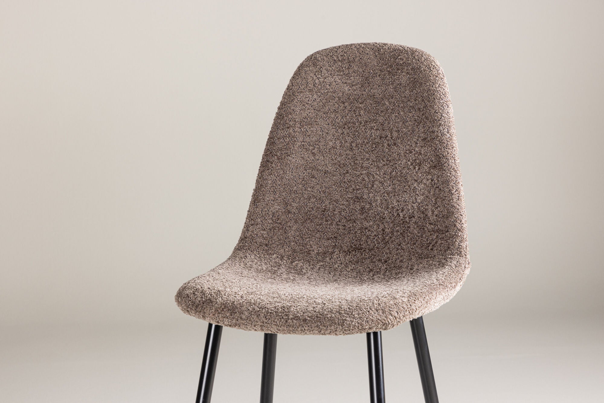 Venture Home Polar Spisebordsstol 2-pack - Black / Grey boucle