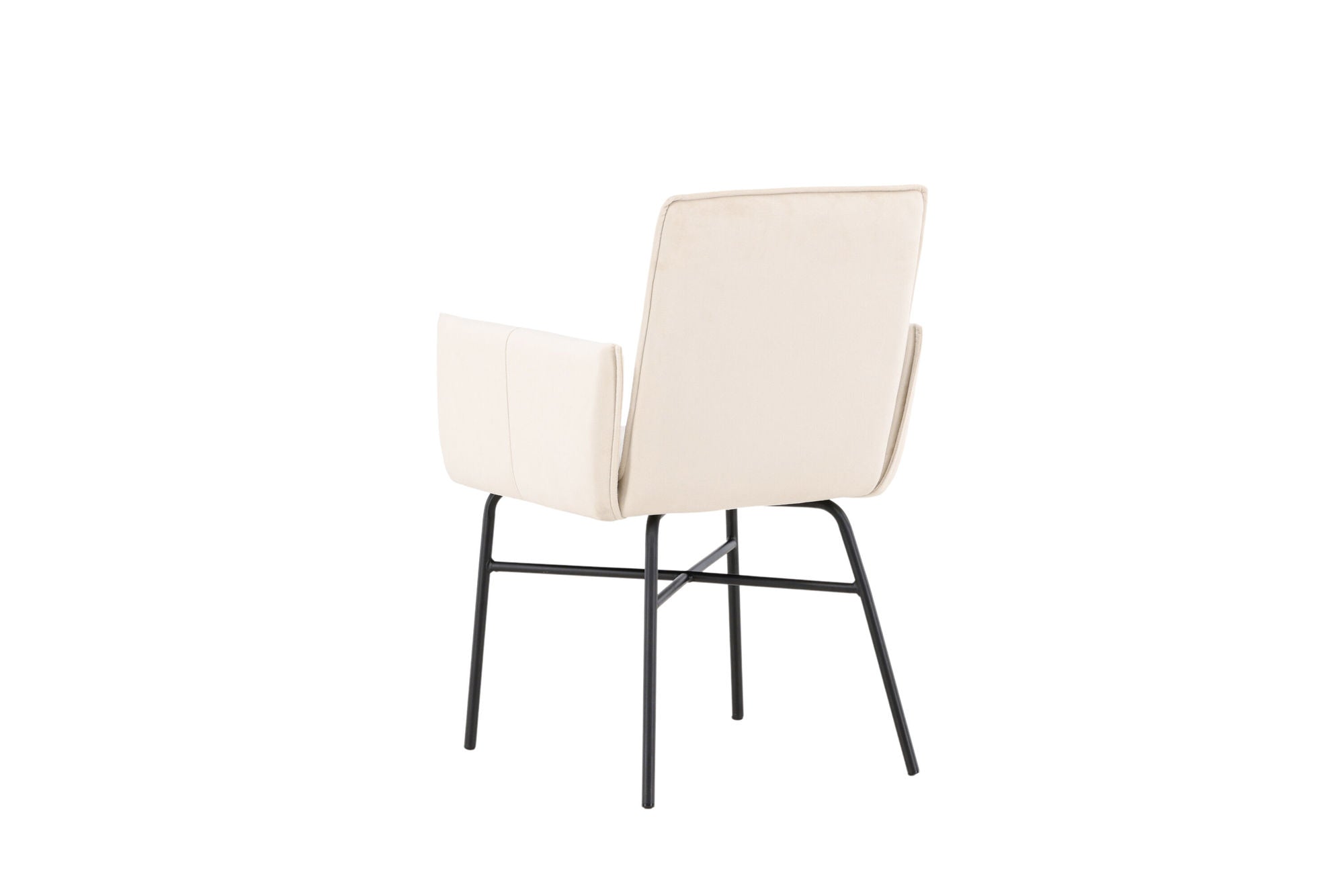 Venture Home Petra Spisebordsstol - Black / Beige Velvet