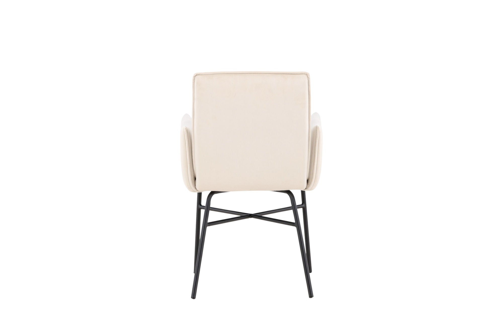 Venture Home Petra Spisebordsstol - Black / Beige Velvet
