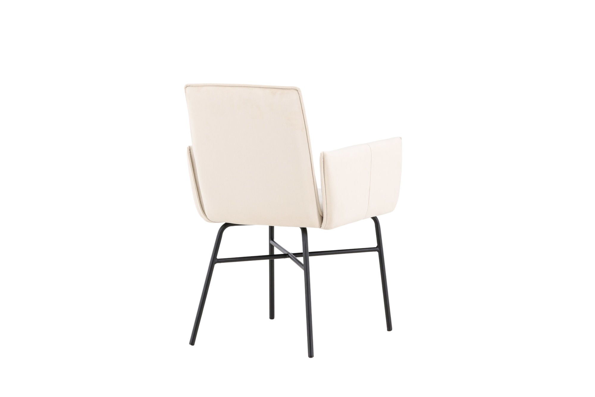 Venture Home Petra Spisebordsstol - Black / Beige Velvet