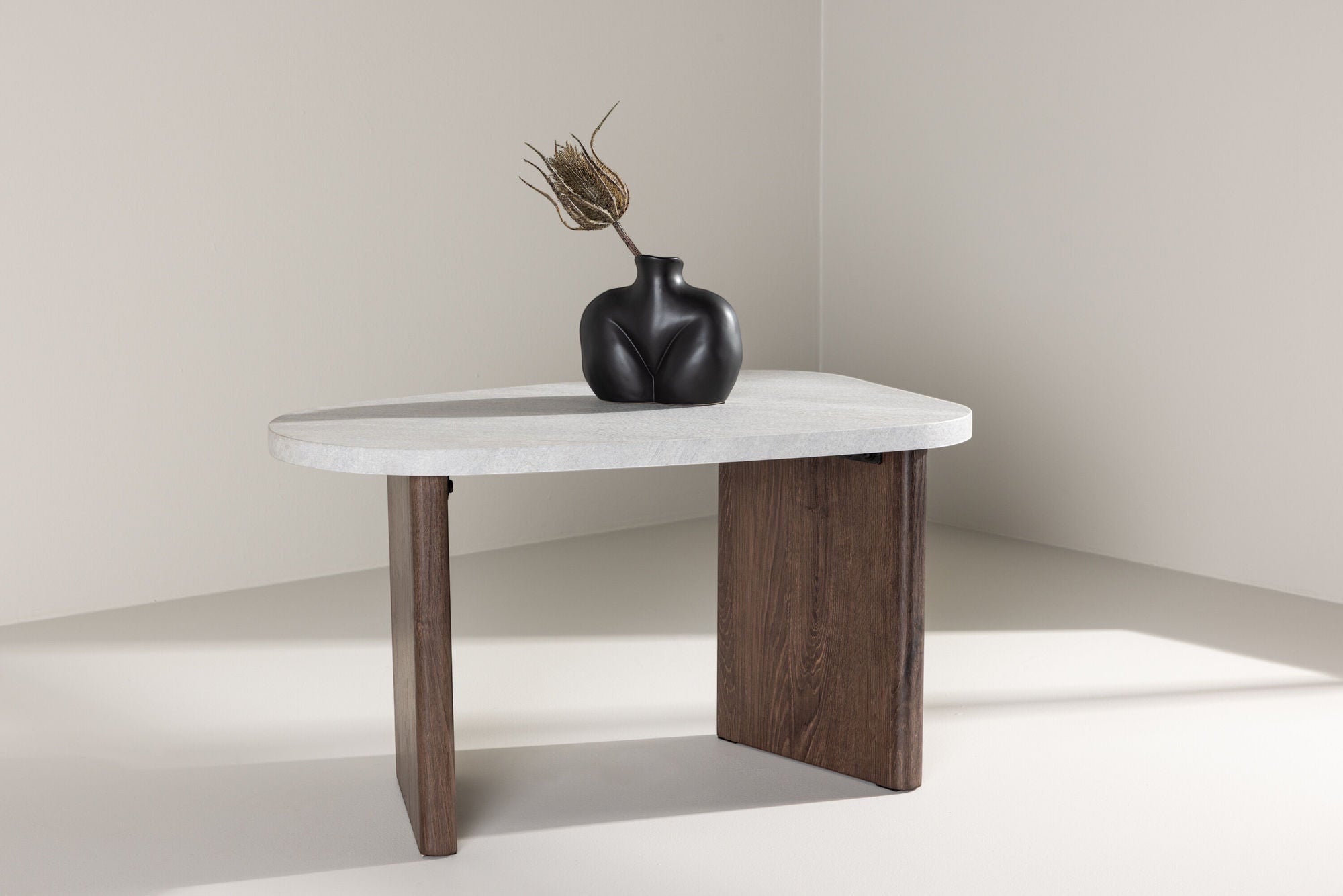Venture Home Grönvik Side bord 70x45 cm - Mocca / Concretelook /