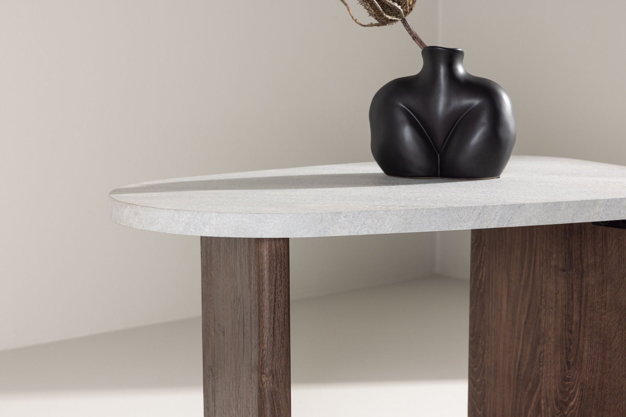Venture Home Grönvik Side bord 70x45 cm - Mocca / Concretelook /