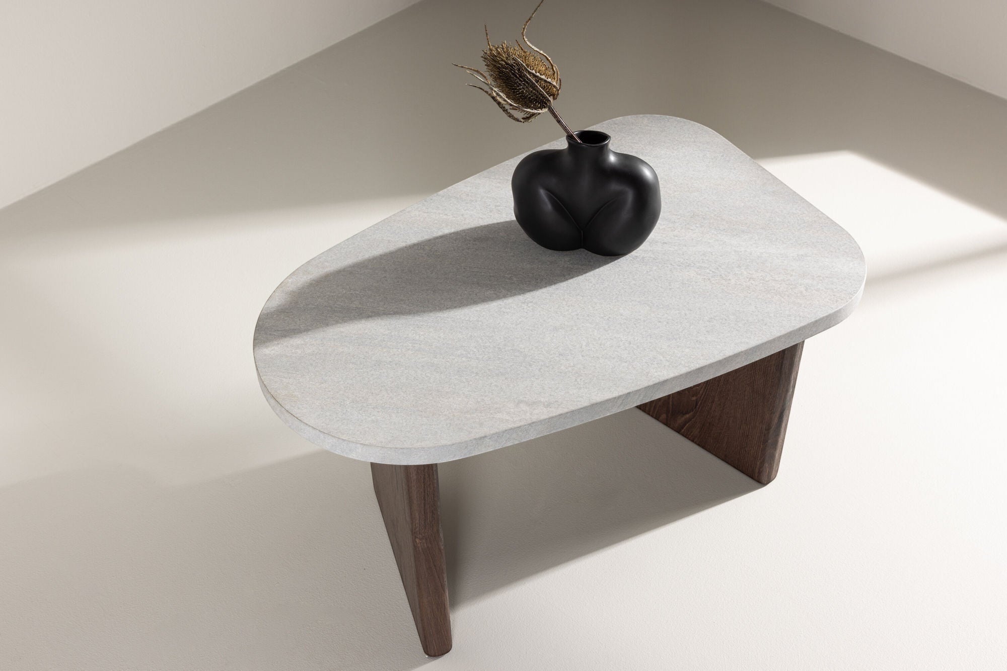 Venture Home Grönvik Side bord 70x45 cm - Mocca / Concretelook /