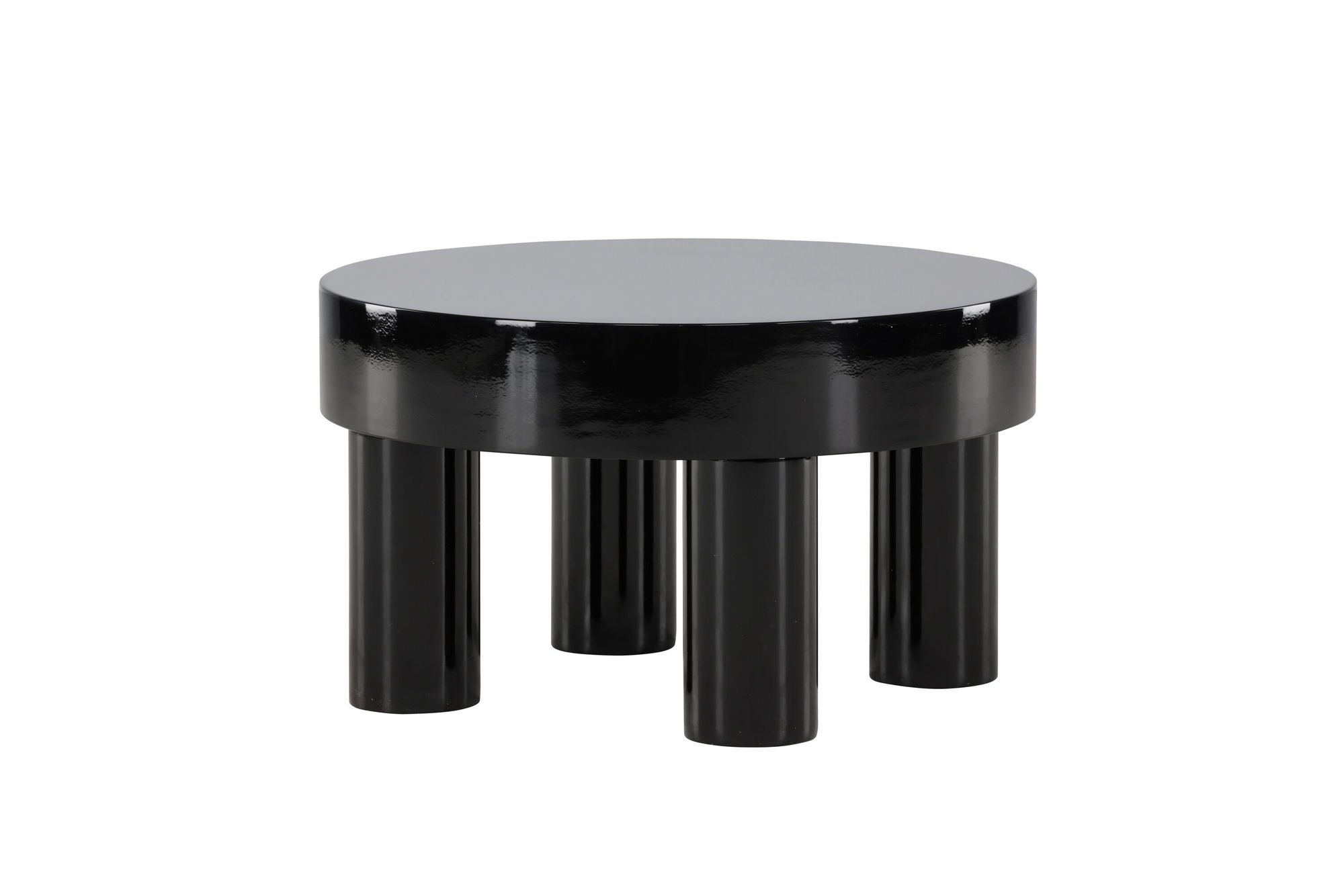 Venture Home Varberg Sofa bord φ60 cm - Glossy Black /