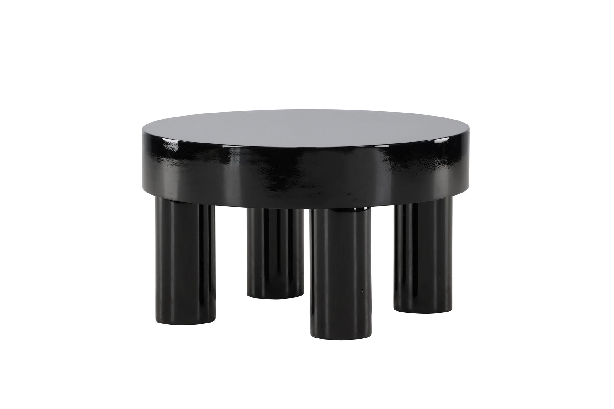 Venture Home Varberg Sofa bord φ60 cm - Glossy Black /