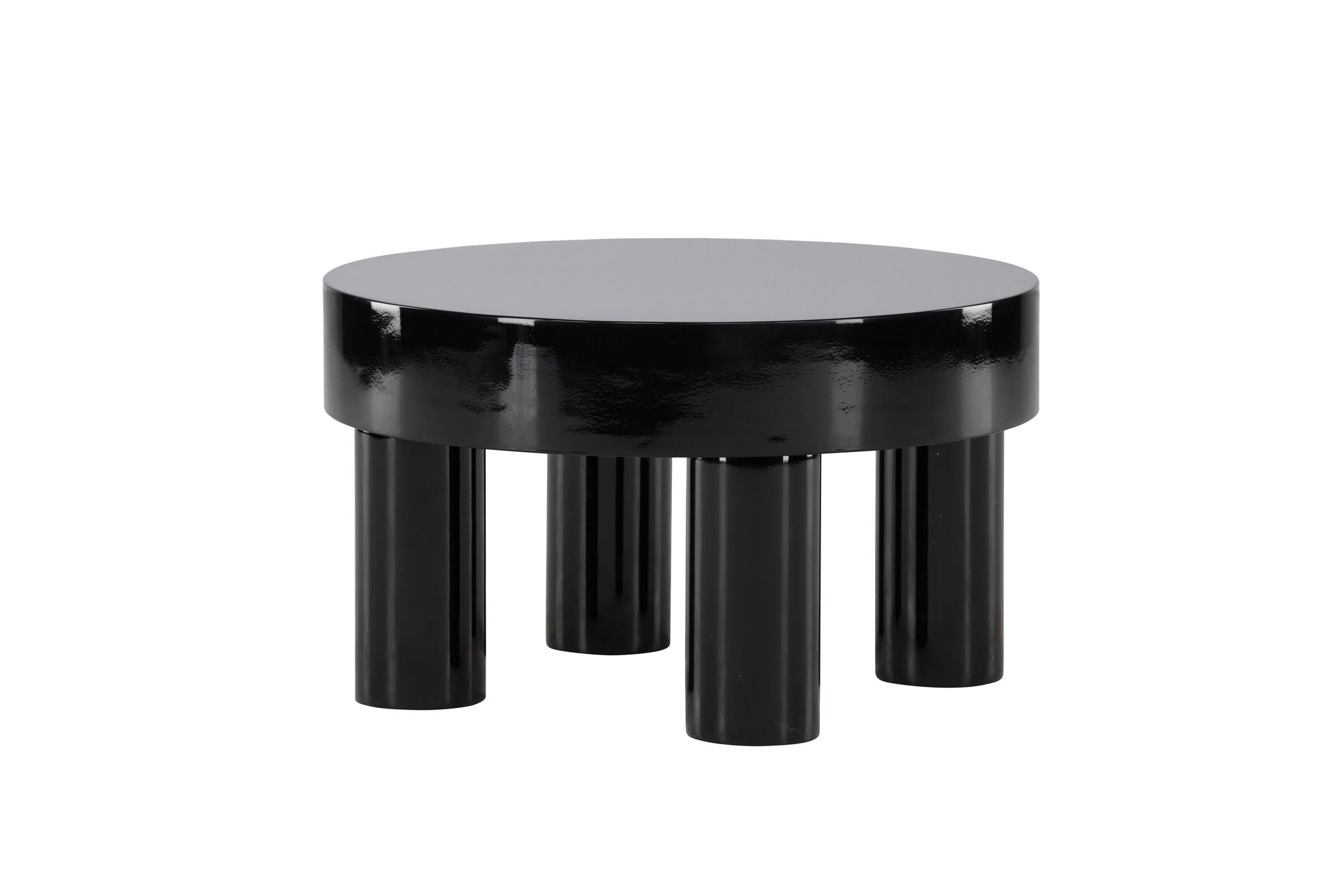 Venture Home Varberg Sofa bord φ60 cm - Glossy Black /