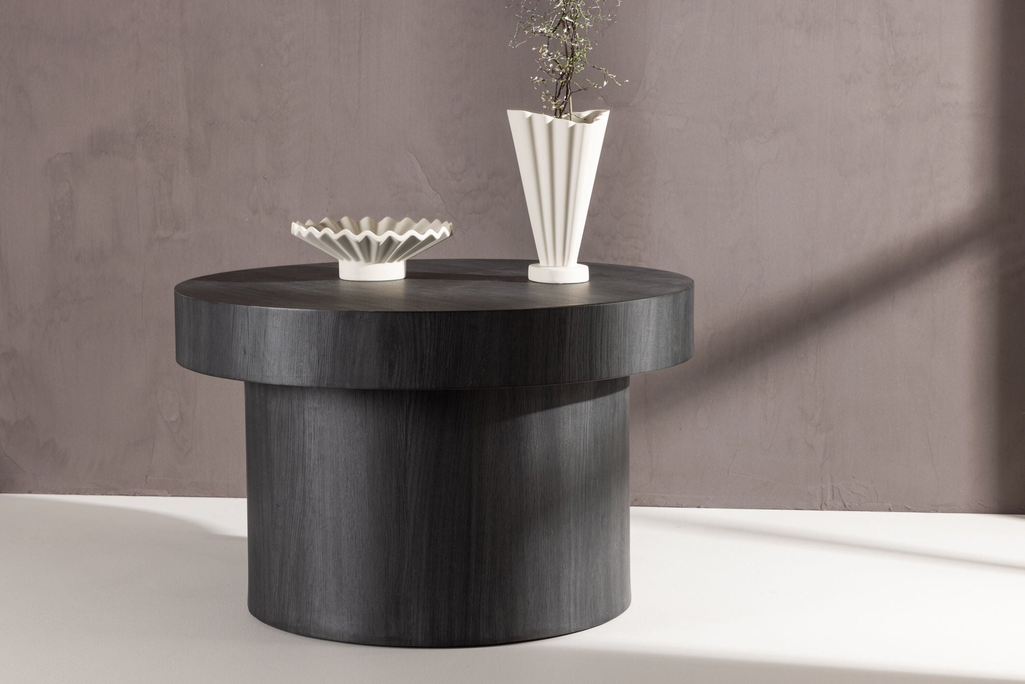Venture Home Malung Sofa bord φ80 cm - Black /