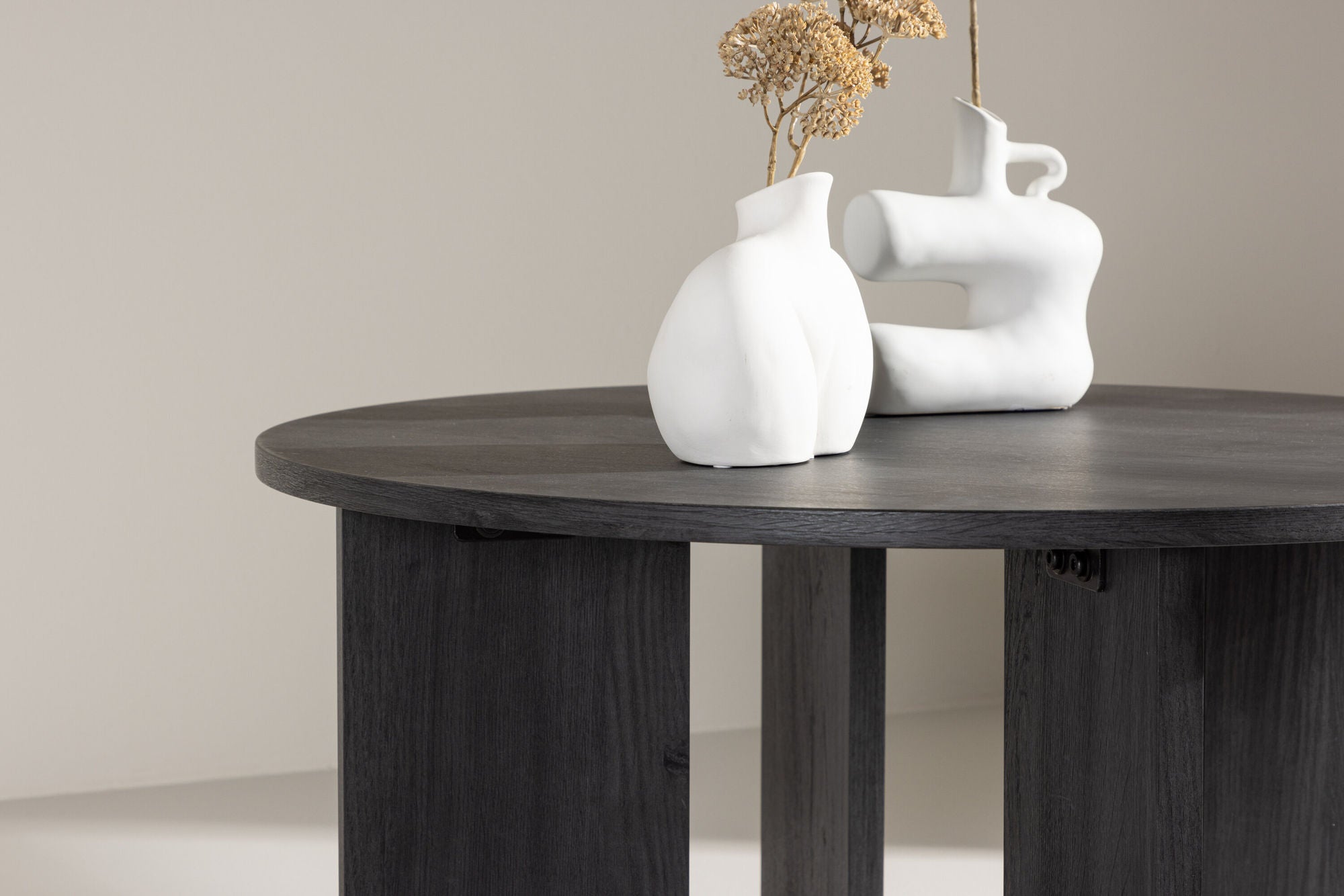Vind Askerön Sofa bord ⌀80 - Black FSC 100%