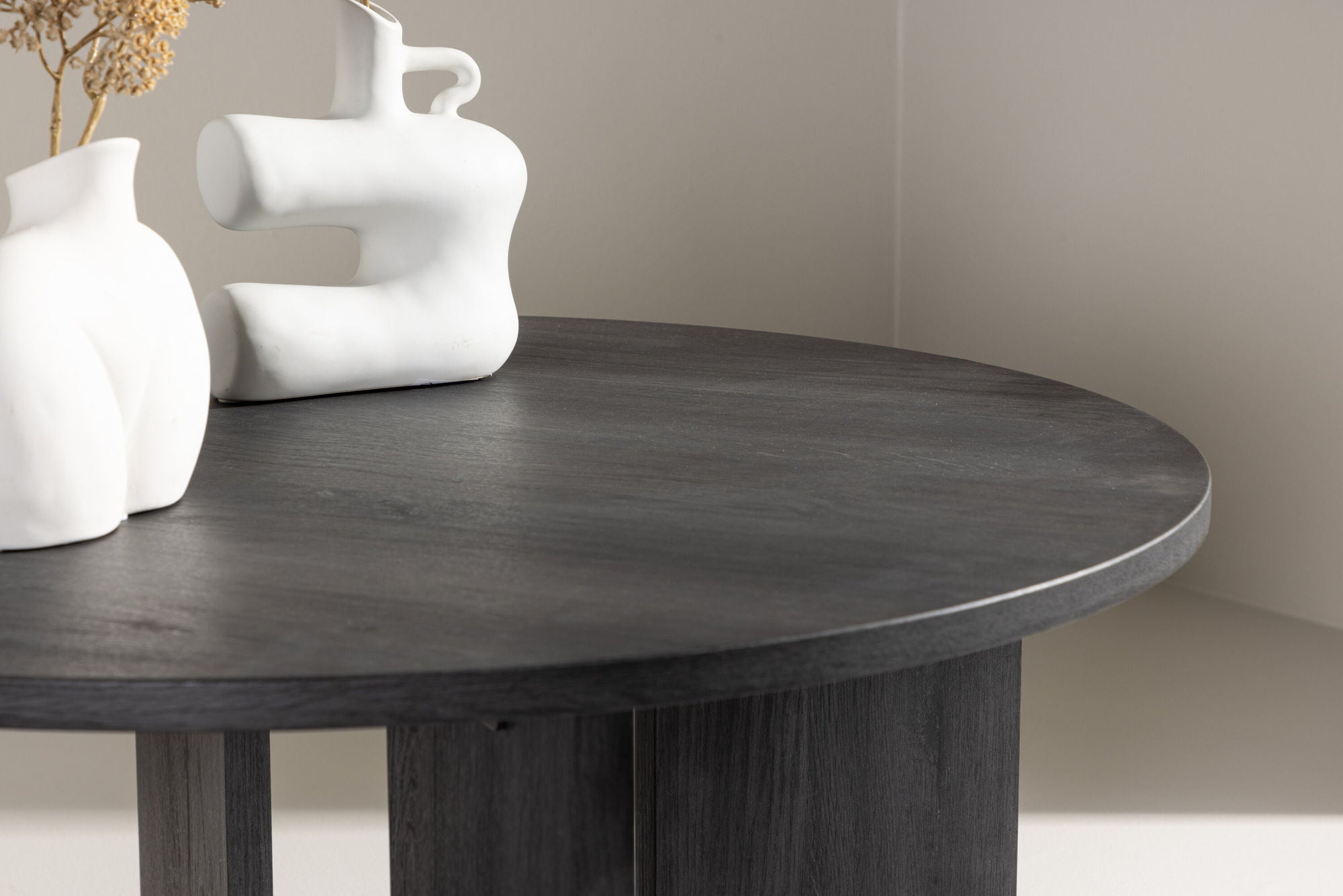 Vind Askerön Sofa bord ⌀80 - Black FSC 100%