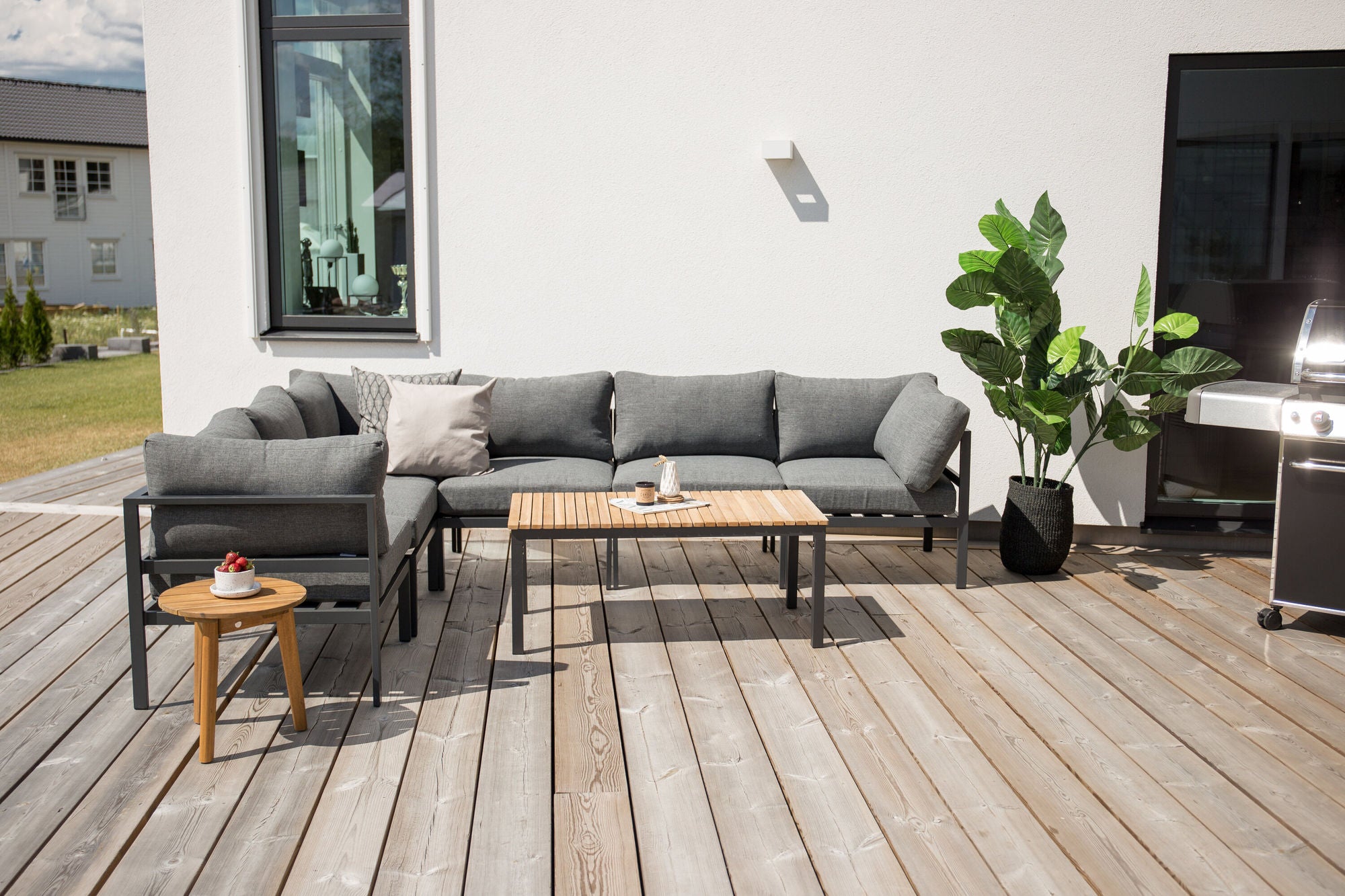 Venture Home Brasilia Sofa bord - Black/Teak