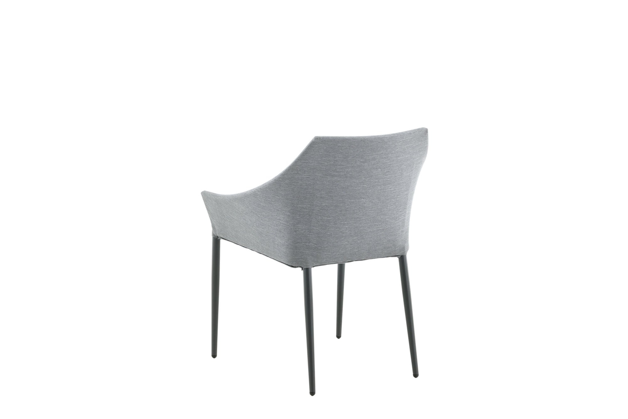 Venture Home Spoga - Spisebordsstol 2-pack - Black / Grey - -