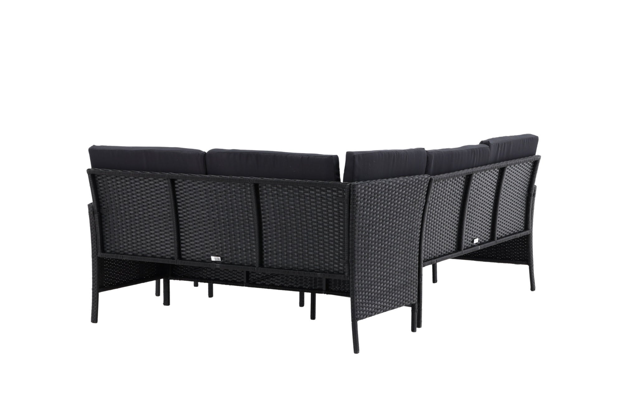 Venture Home Knock - hjørne Sofa- Black/Black - Wicker -