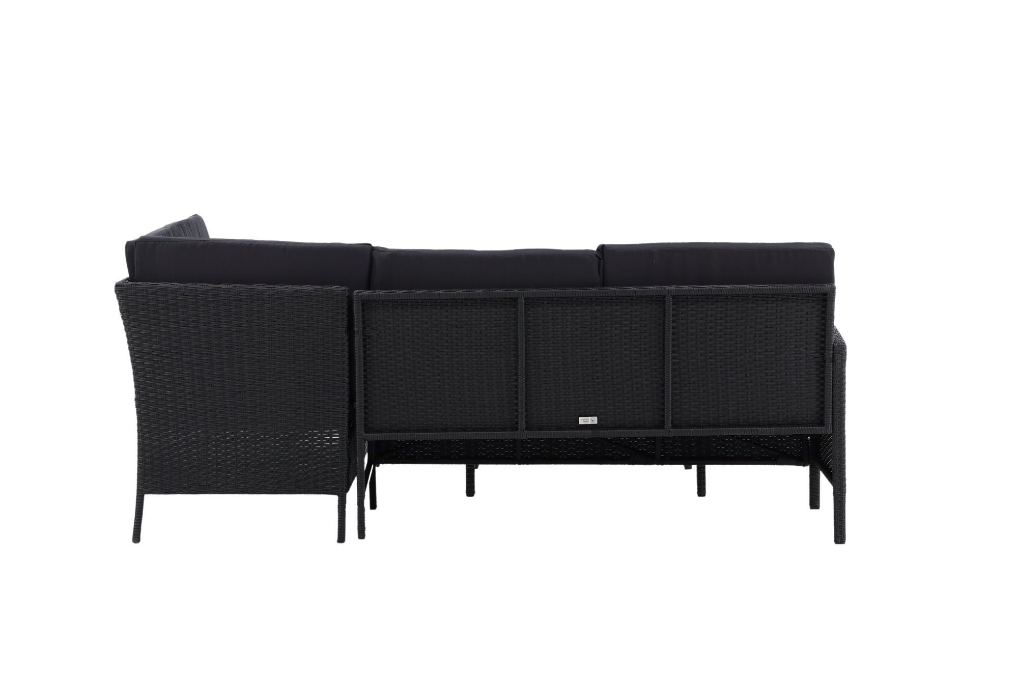 Venture Home Knock - hjørne Sofa- Black/Black - Wicker -