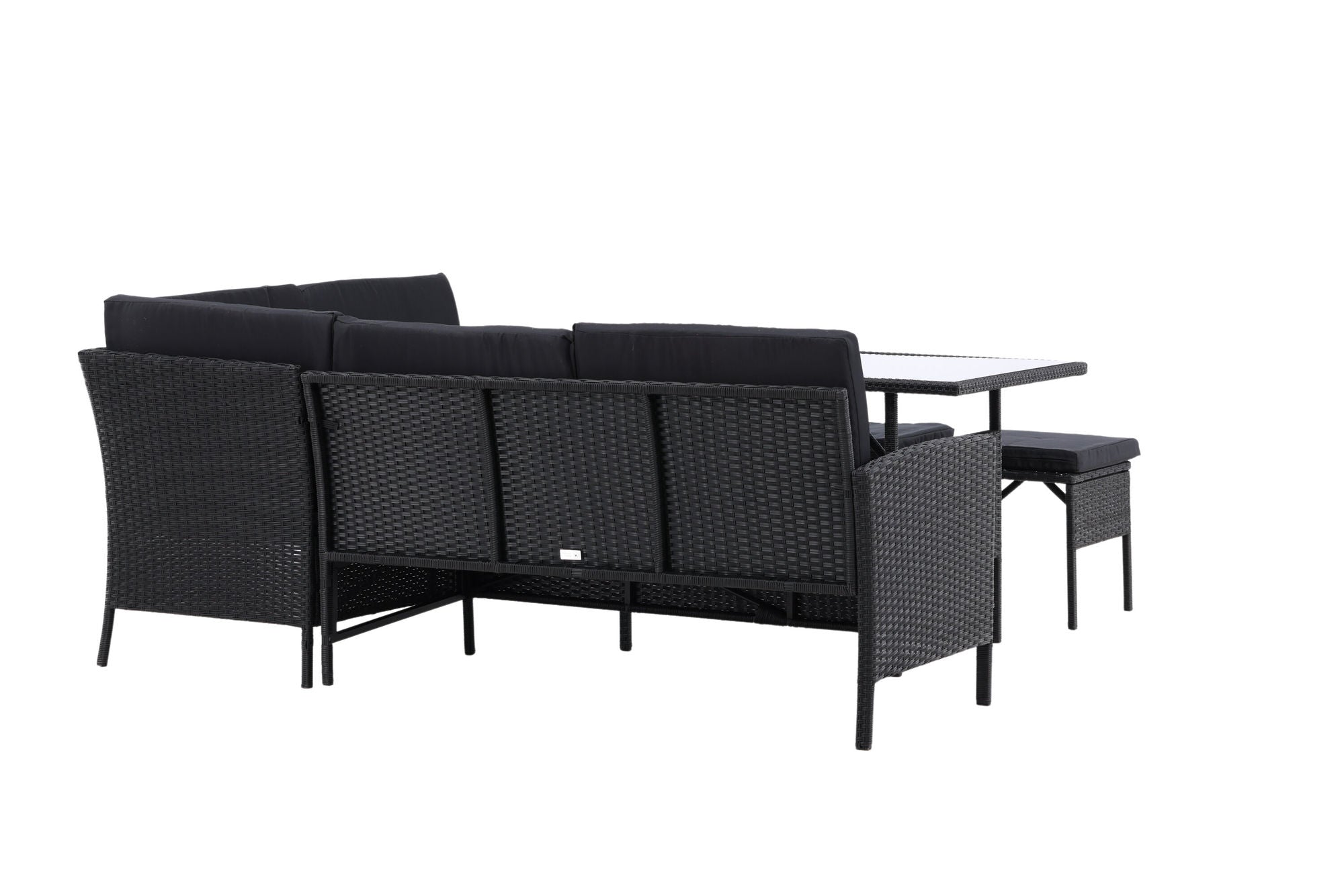 Venture Home Knock - hjørne Sofa- Black/Black - Wicker -