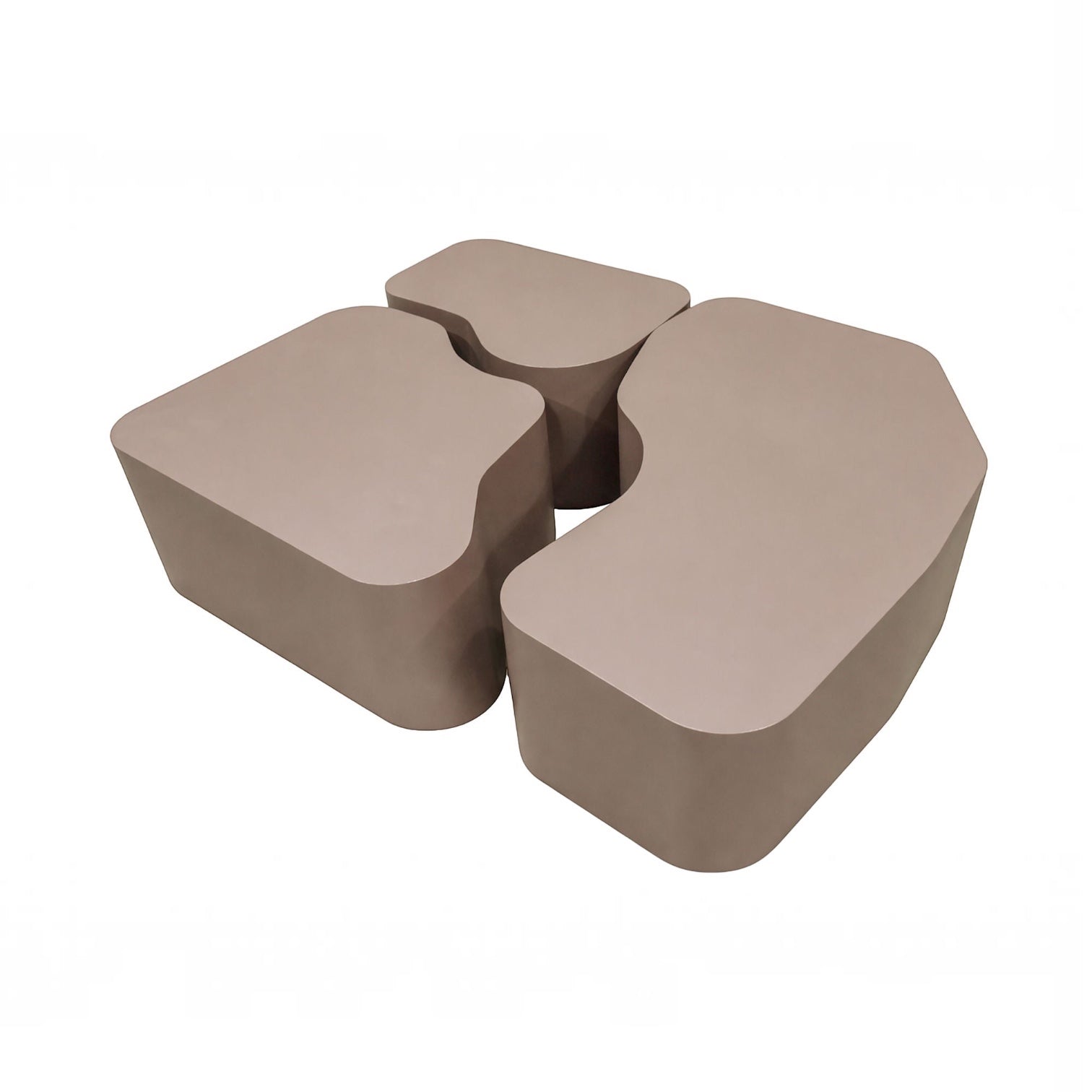 Venture Home Nordland Sofa bord 95x70,74x60, 40x40 cm - Brown /