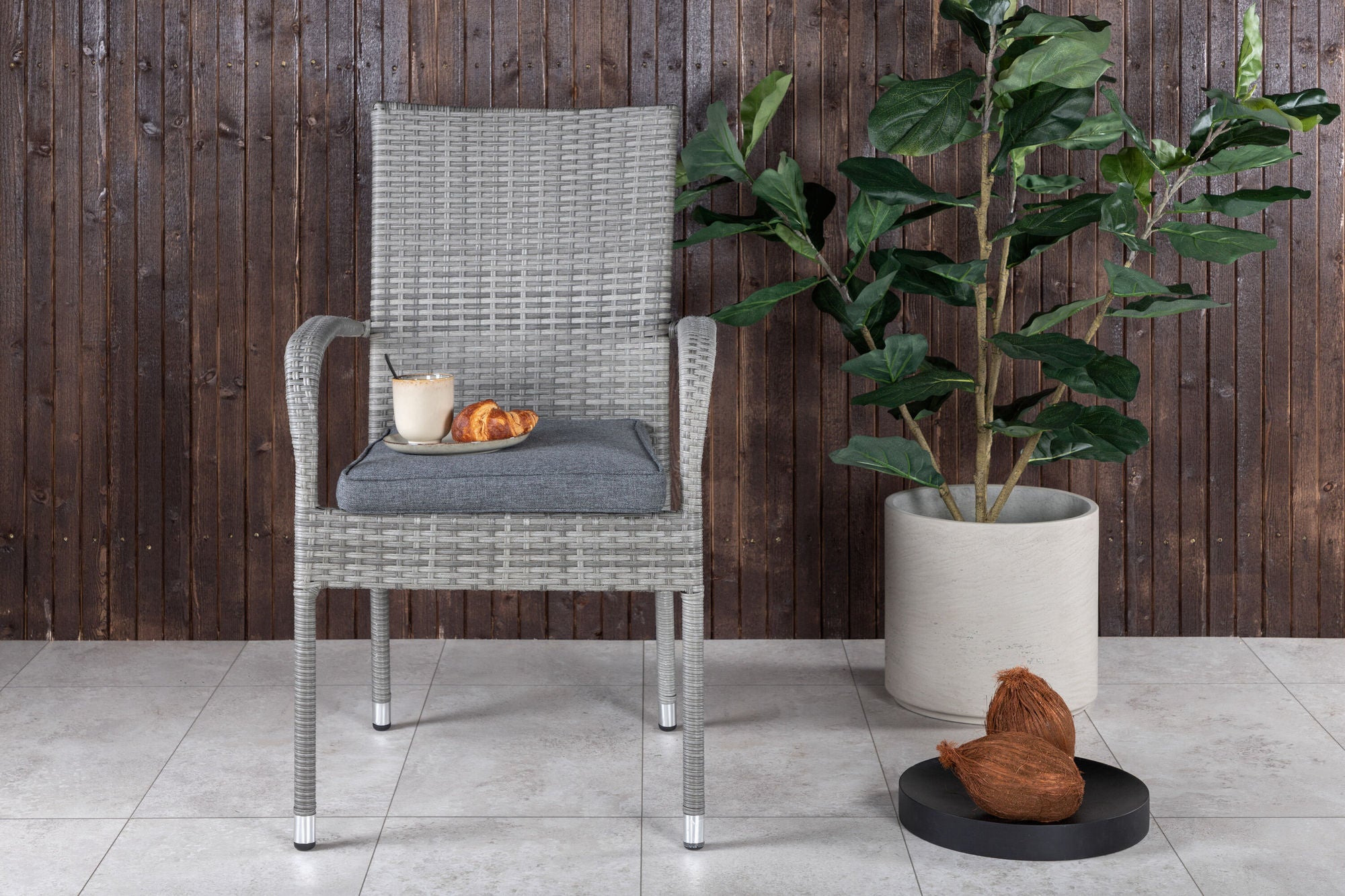 Venture Home Anna stol 2-pack - Grey
